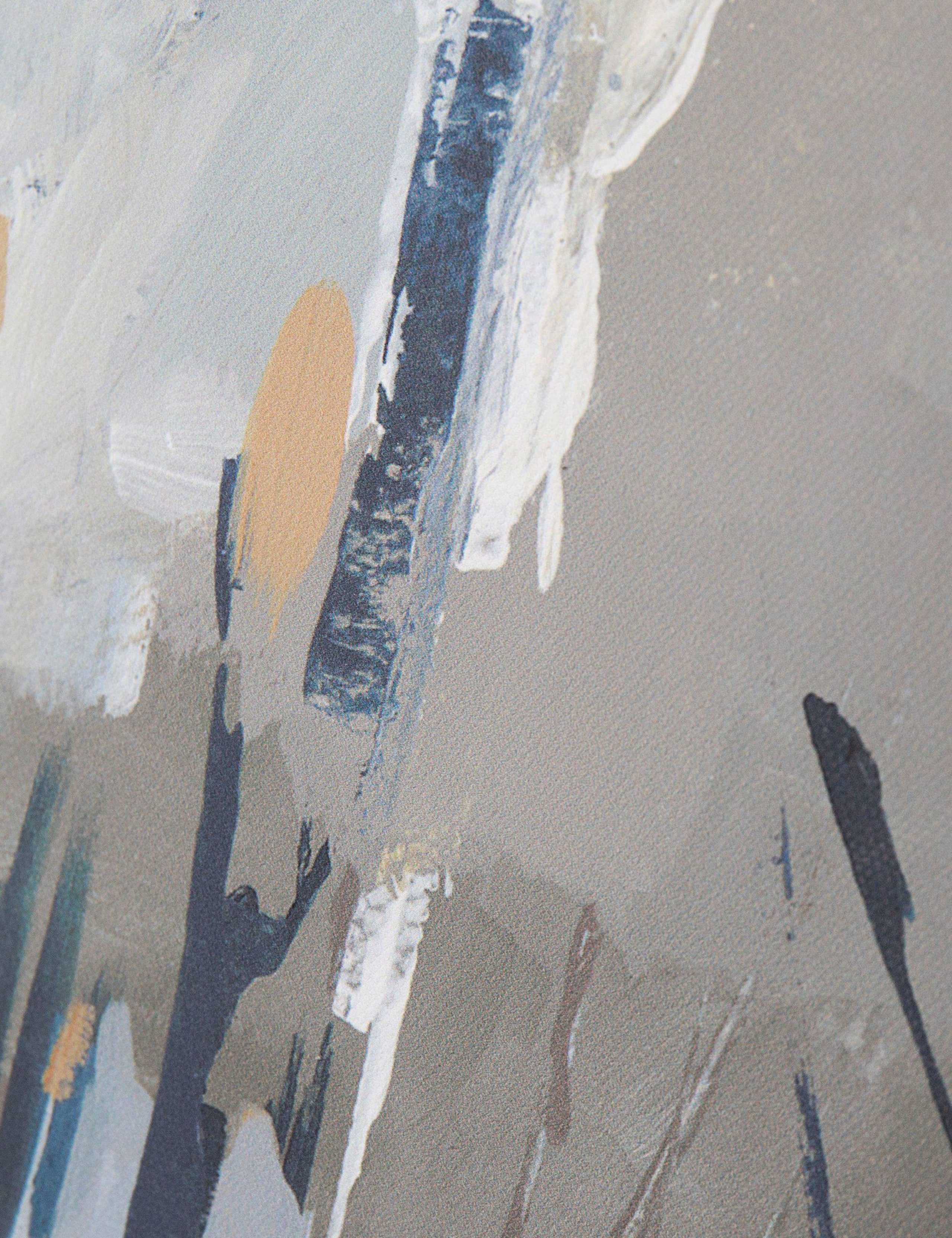 Silver Birch Blues Rectangle Framed Canvas 3 of 4