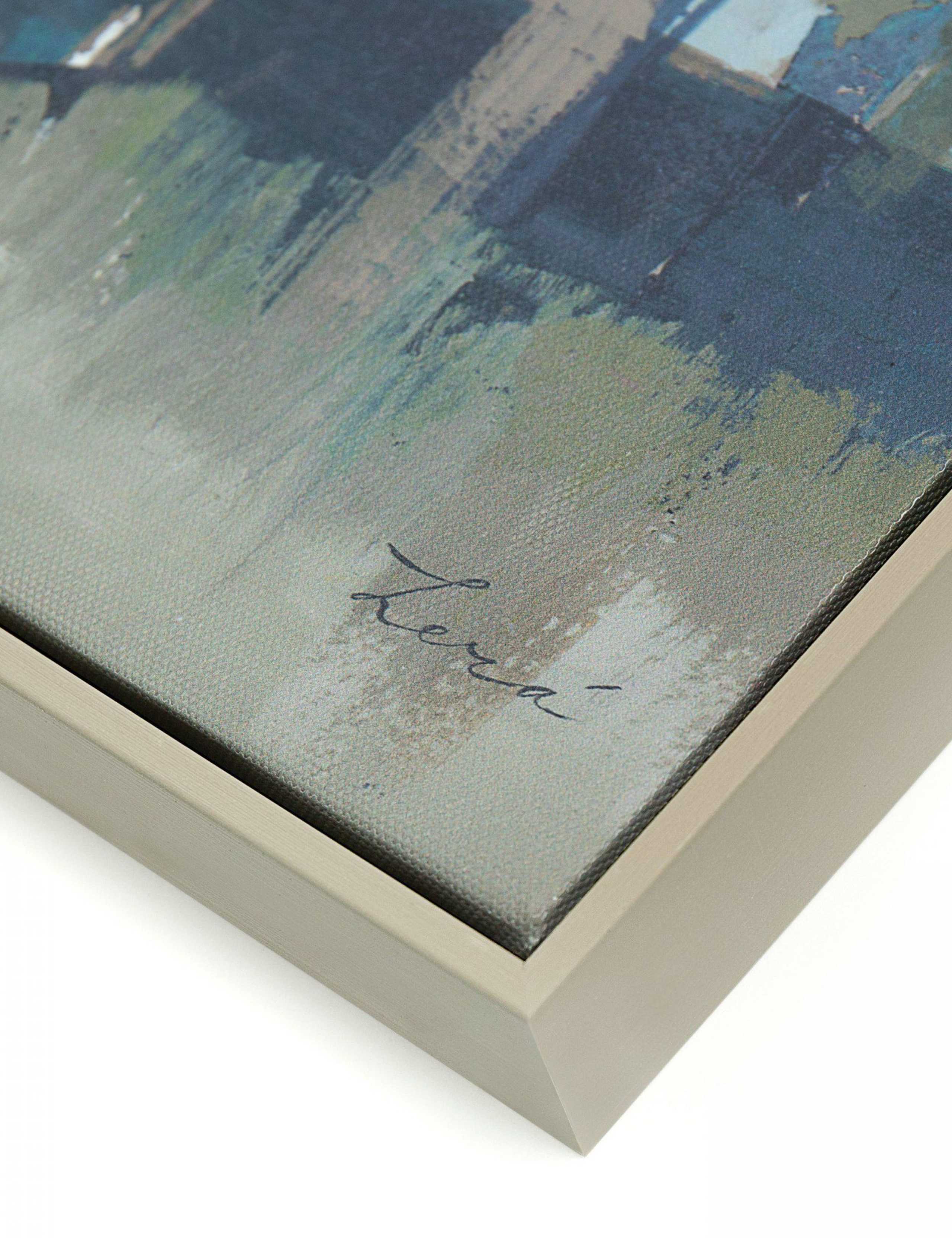 Silversong Birch Rectangle Framed Canvas 3 of 4