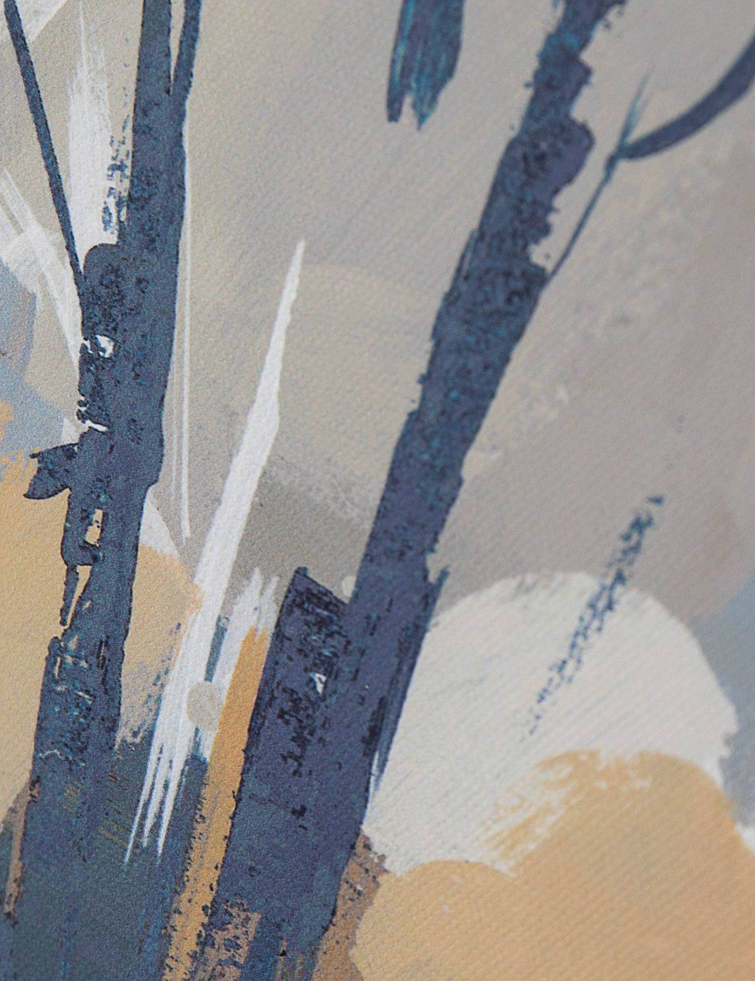 Silversong Birch Rectangle Framed Canvas 4 of 4