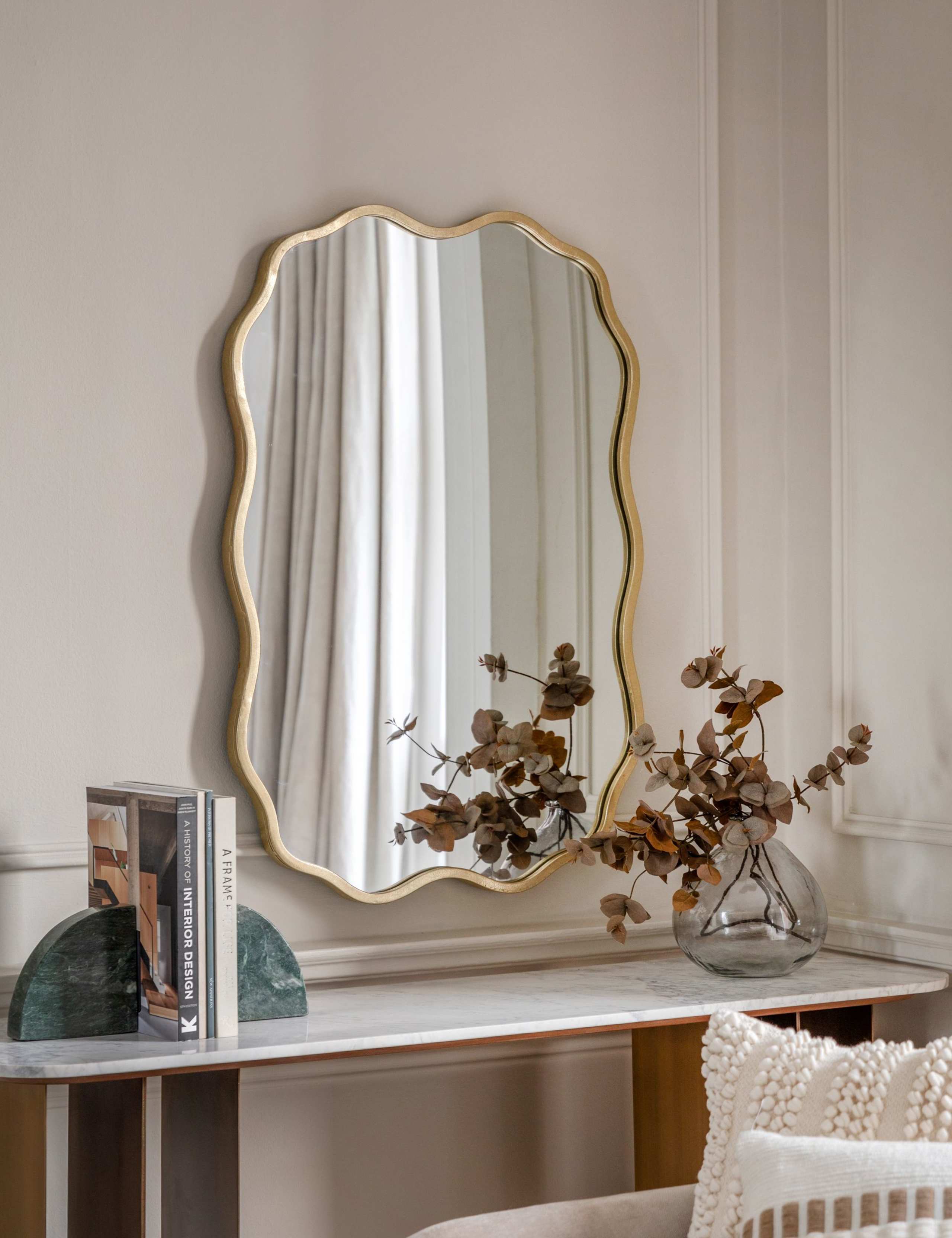 Sloane Metal Medium Rectangular Wall Mirror 1 of 8