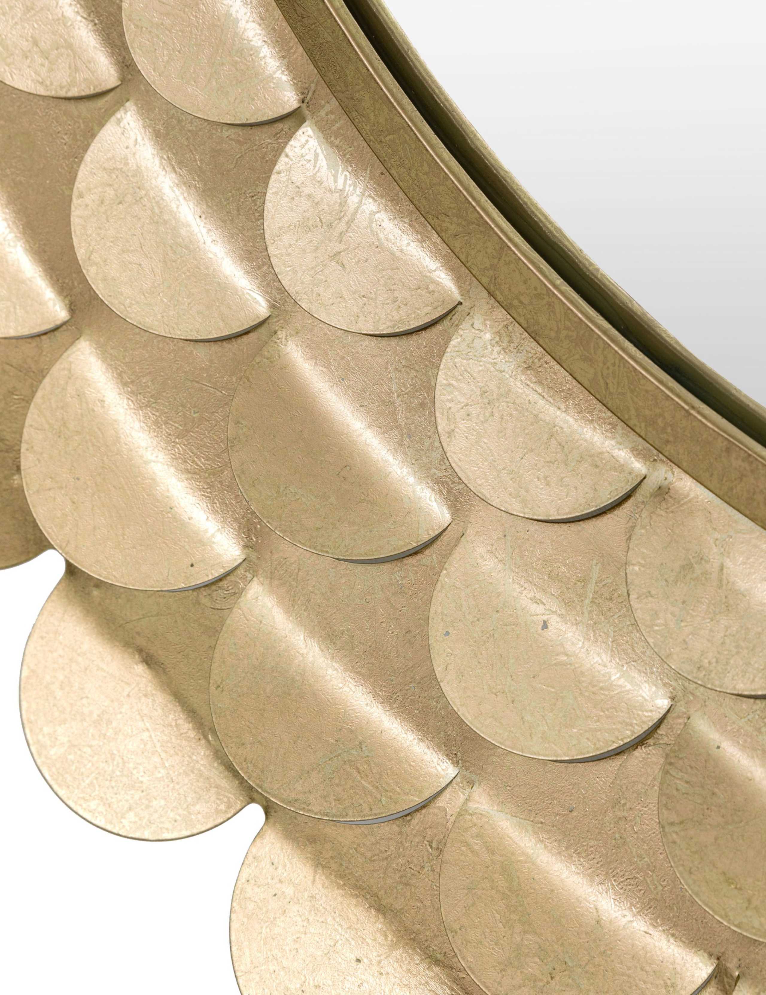 Windsor Metal Large Round Wall Mirror 8 of 8