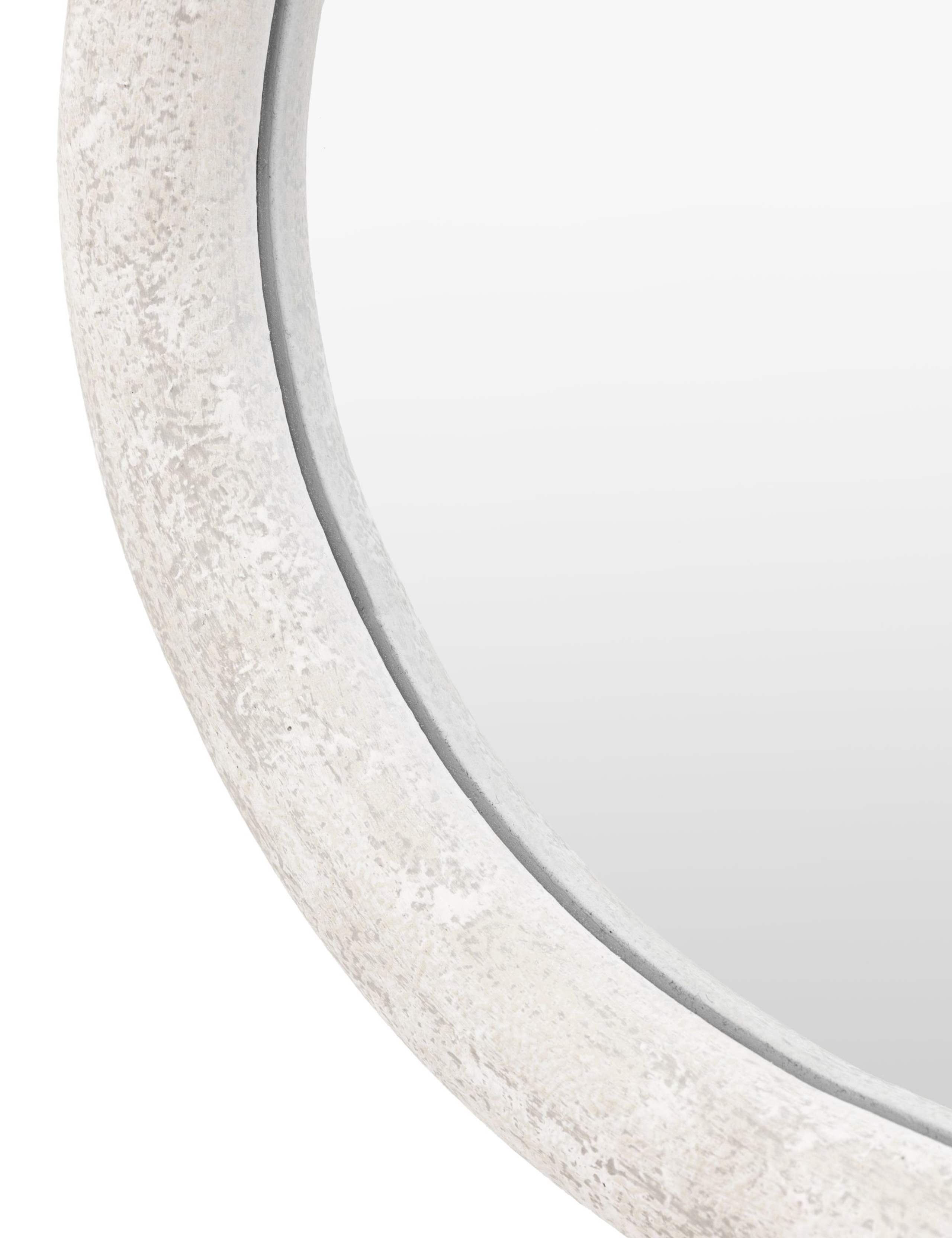 Como Wooden Curved Rectangle Wall Mirror 7 of 8