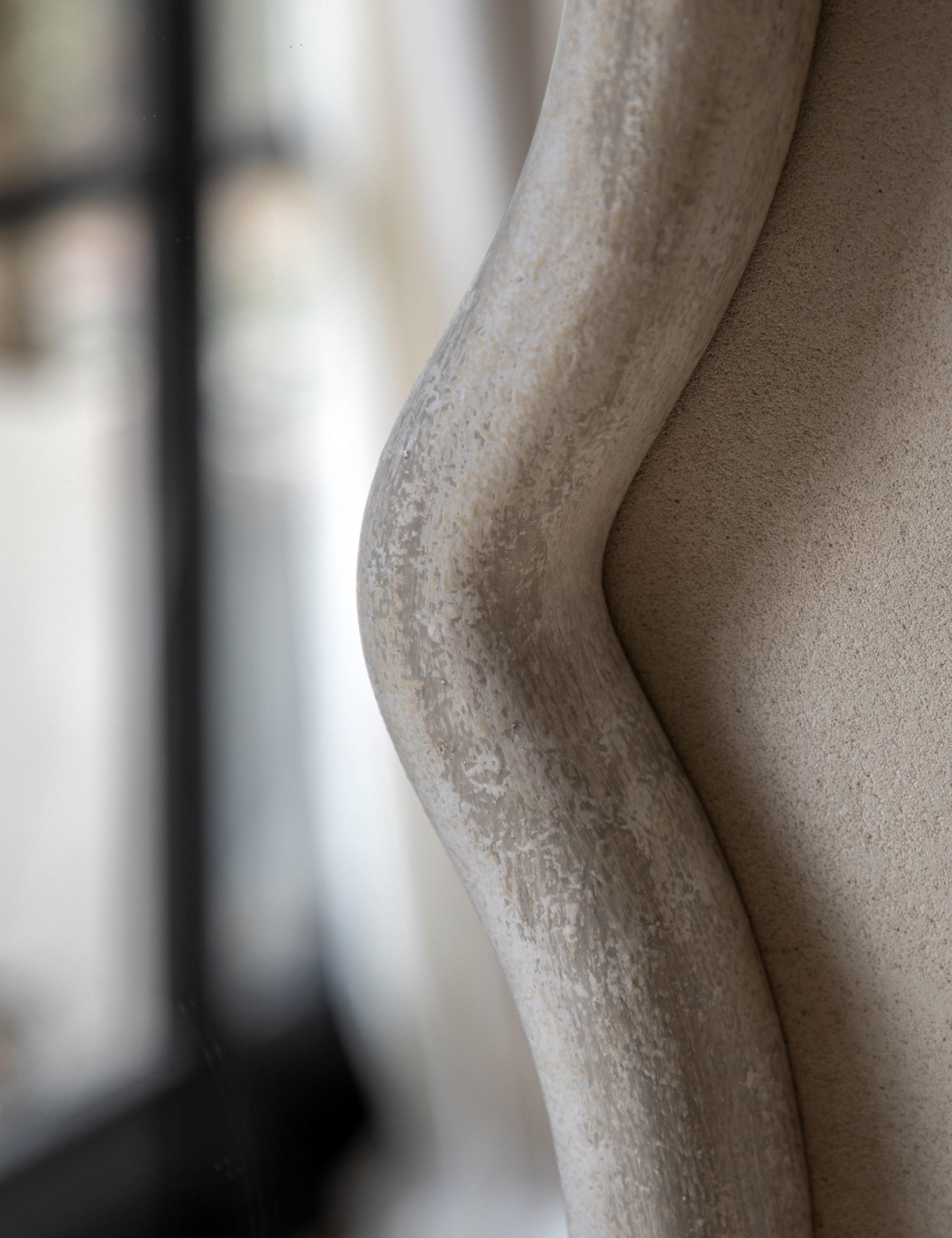 Como Wooden Curved Rectangle Wall Mirror 8 of 8