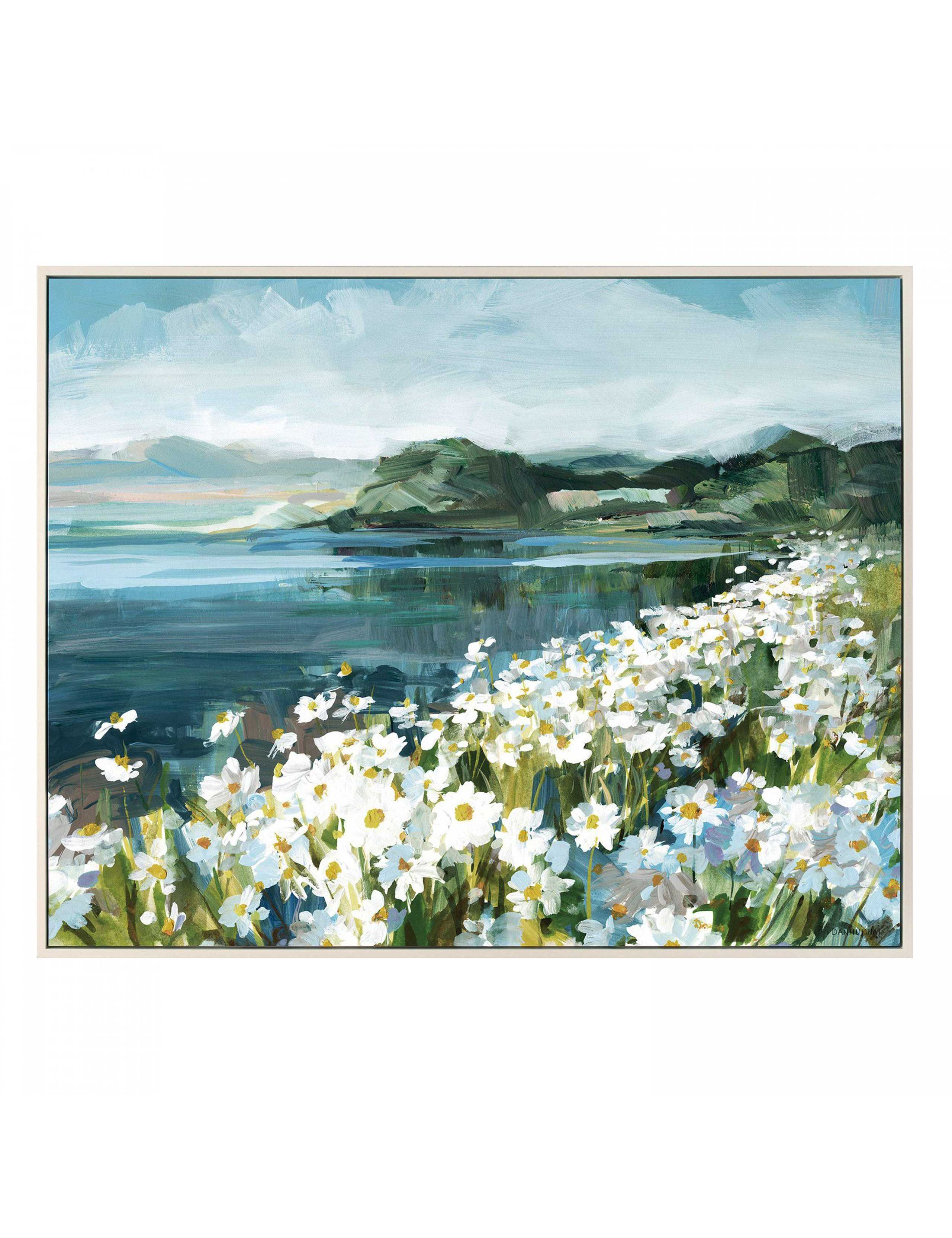 Wild Daisy Bay Rectangle Framed Canvas 2 of 3