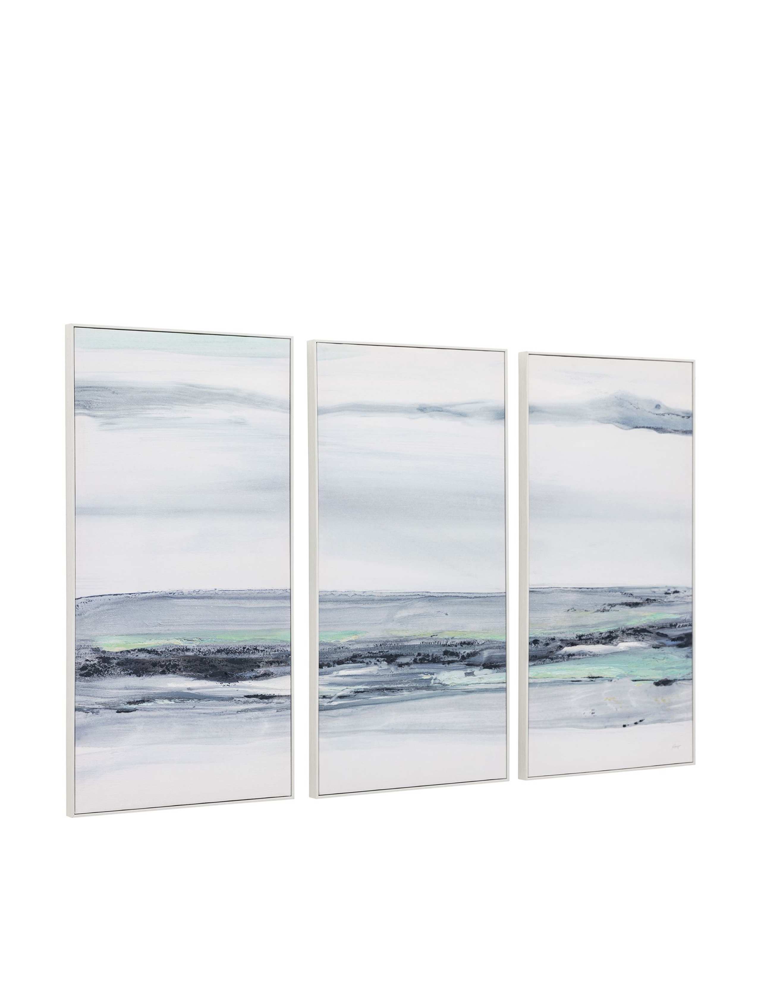 Set of 3 Clouded View Framed Canvas 3 of 8