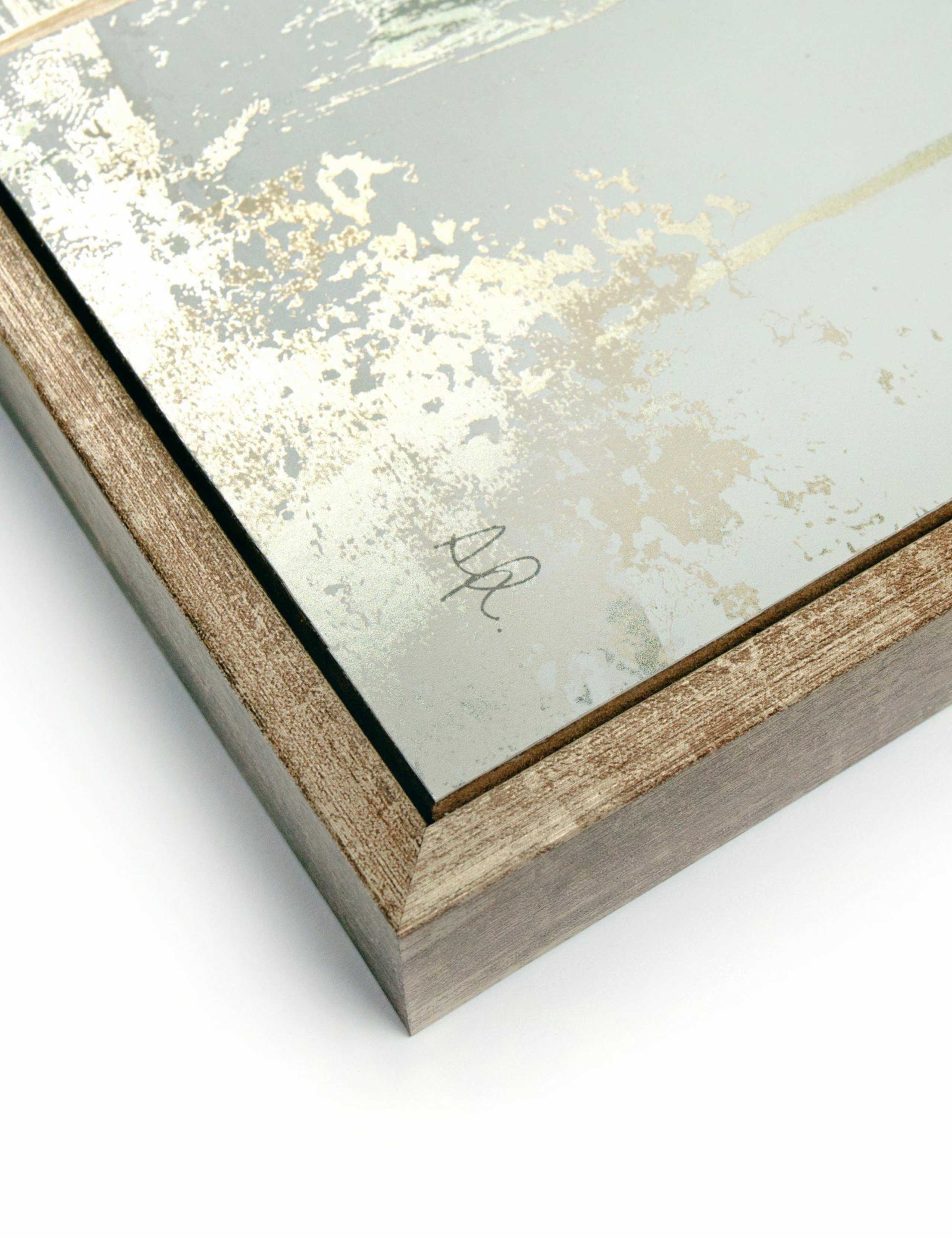 Copper Frost Rectangle Framed Canvas 3 of 3