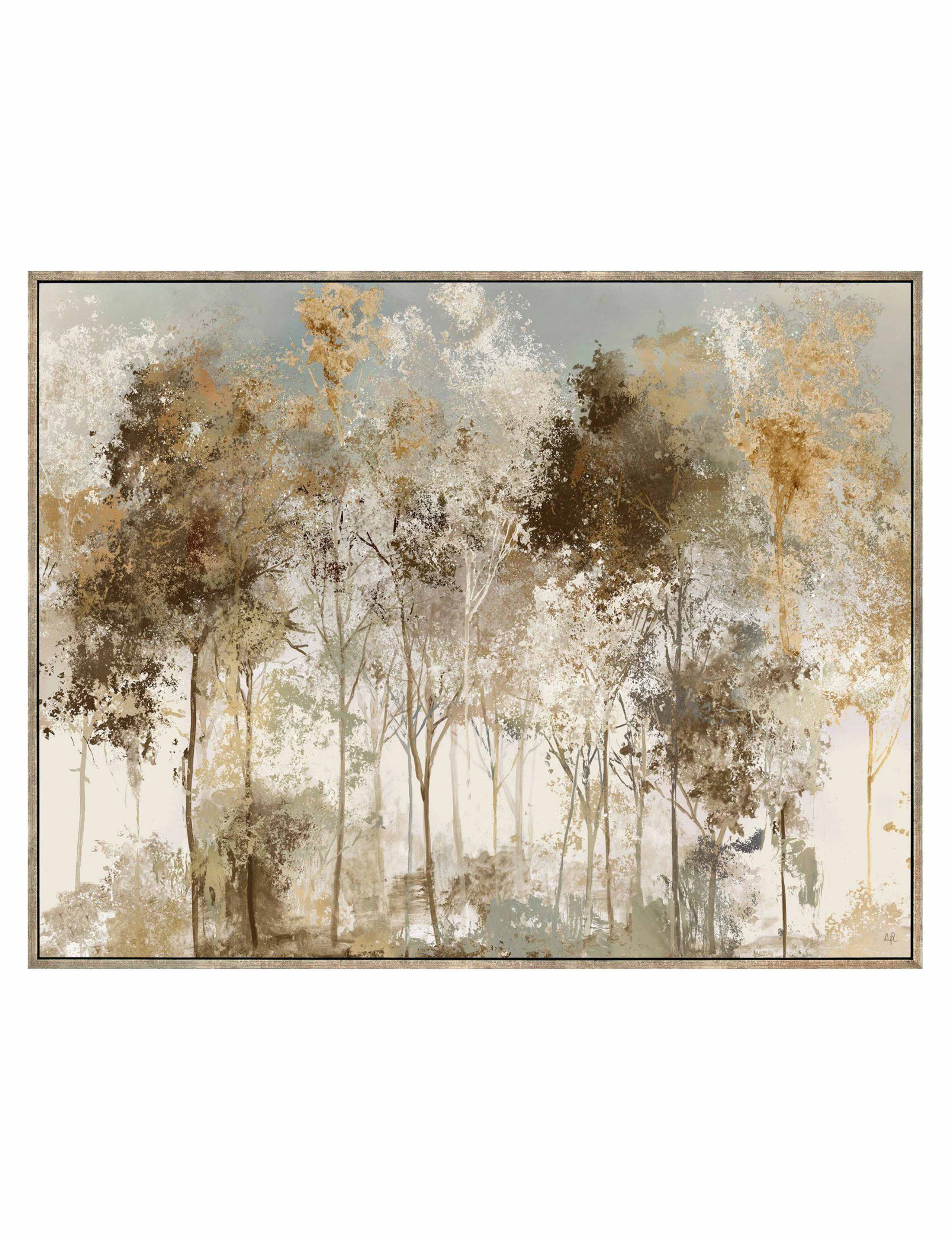 Copper Frost Rectangle Framed Canvas 2 of 3