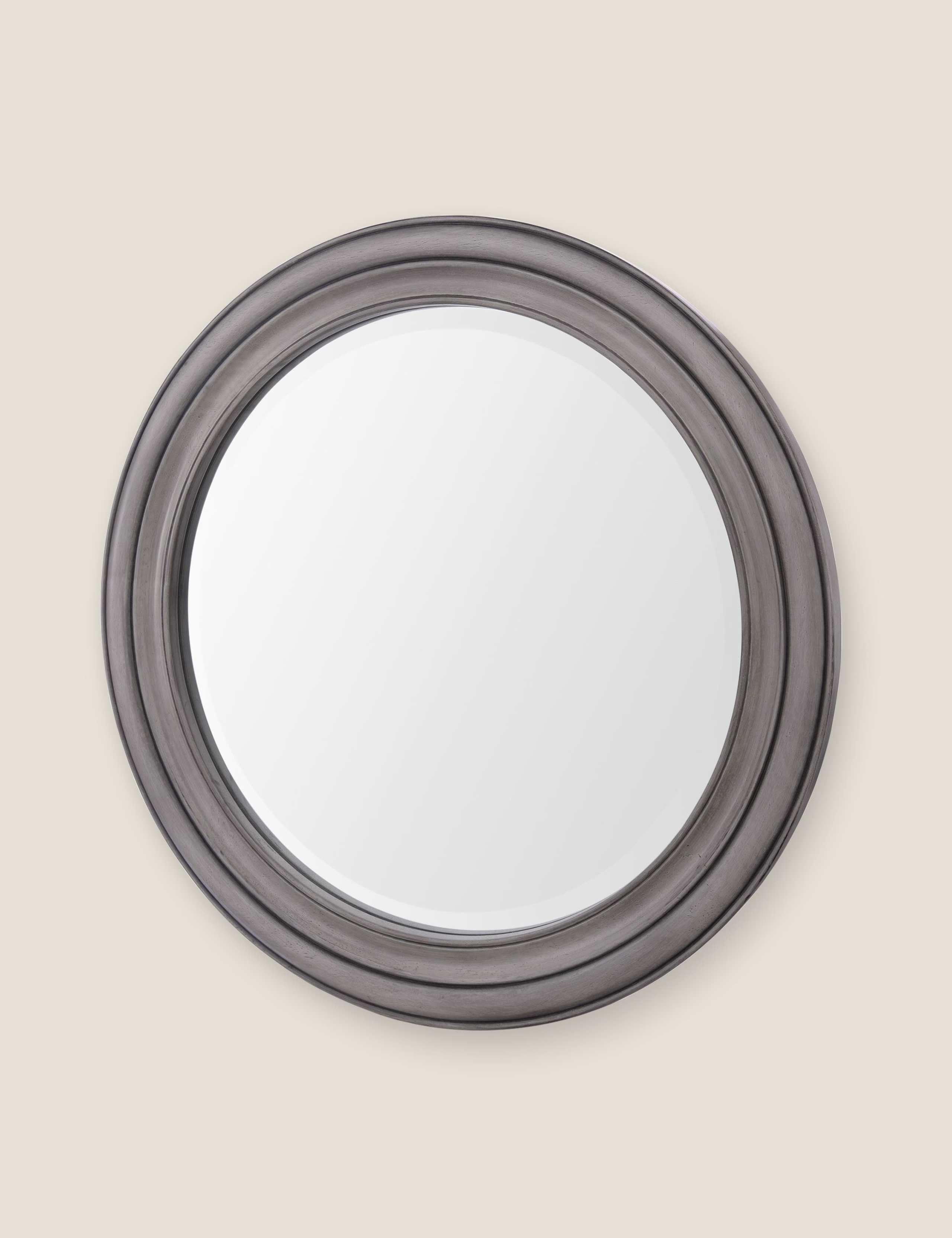 Tate Wooden Round Wall Mirror 3 of 5