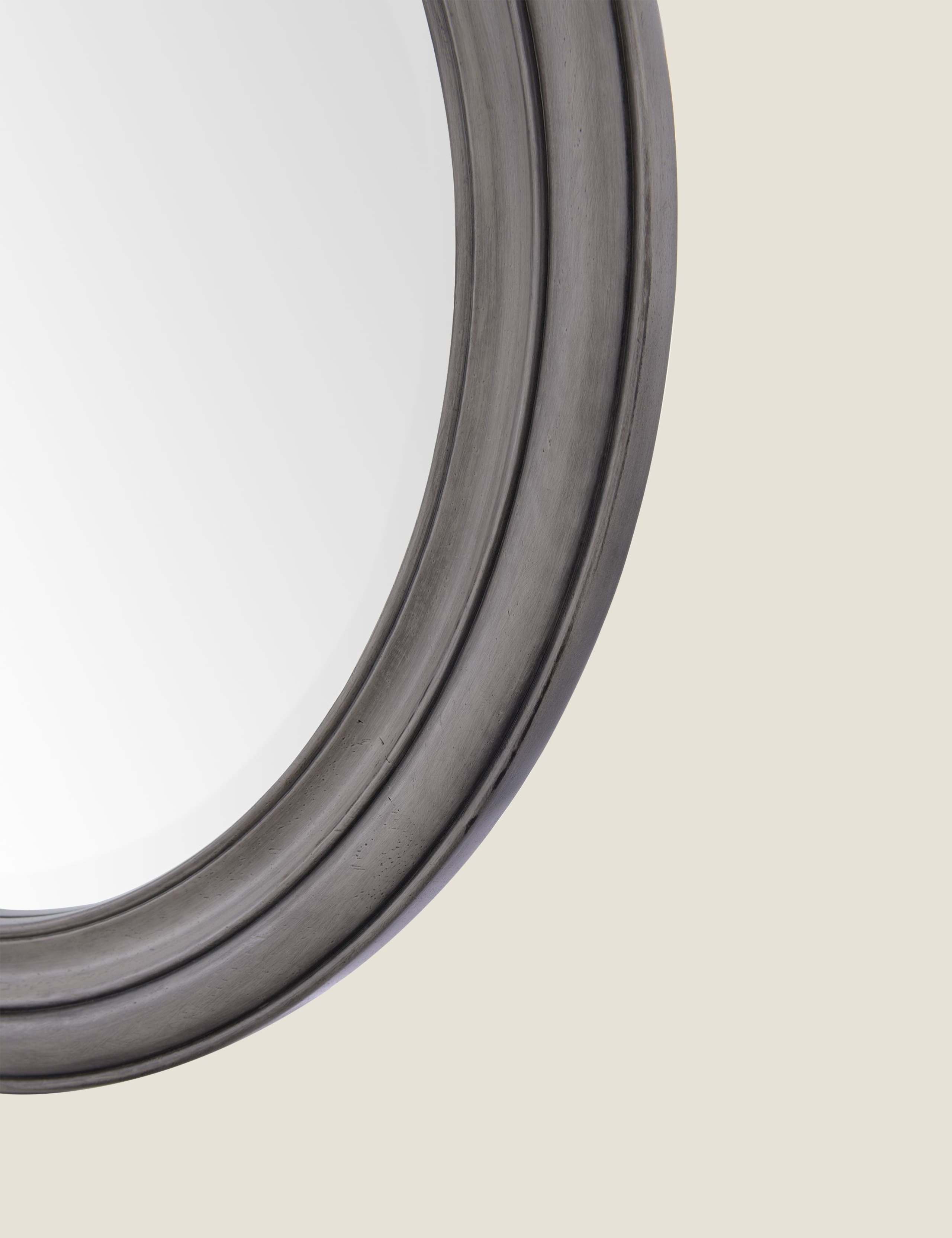 Tate Wooden Round Wall Mirror 5 of 5