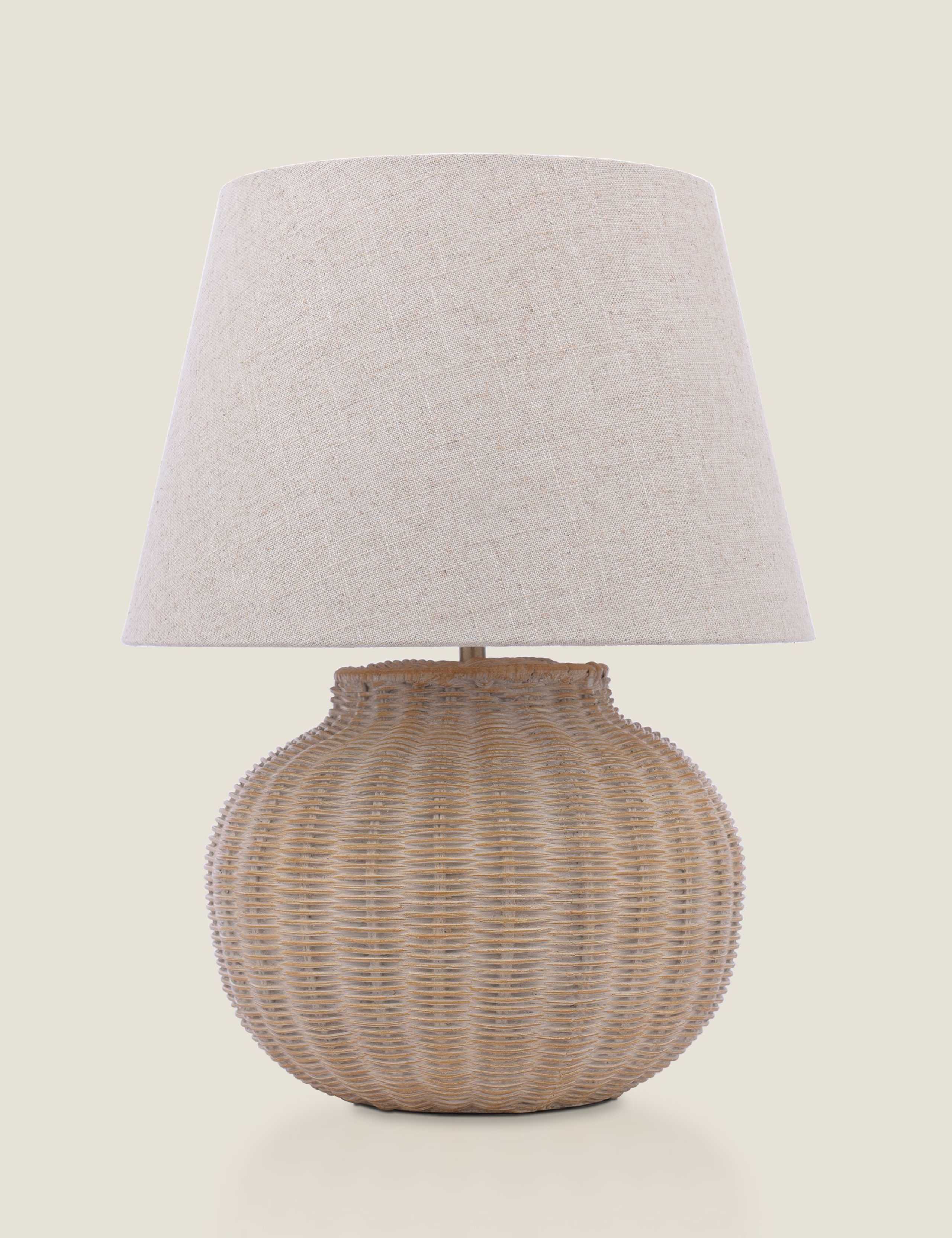 Fernhill Rattan Large Table Lamp 3 of 6