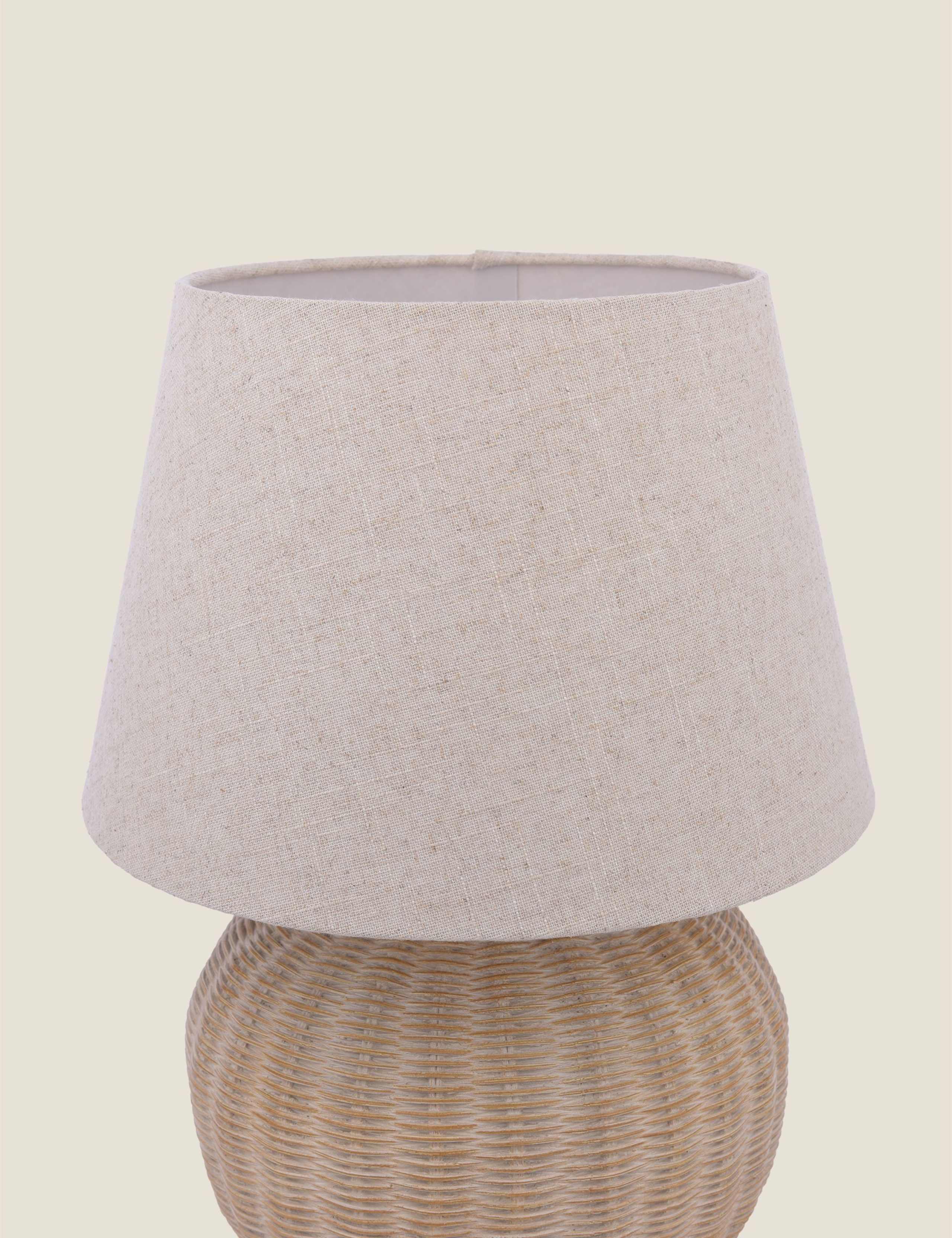 Fernhill Rattan Large Table Lamp 5 of 6