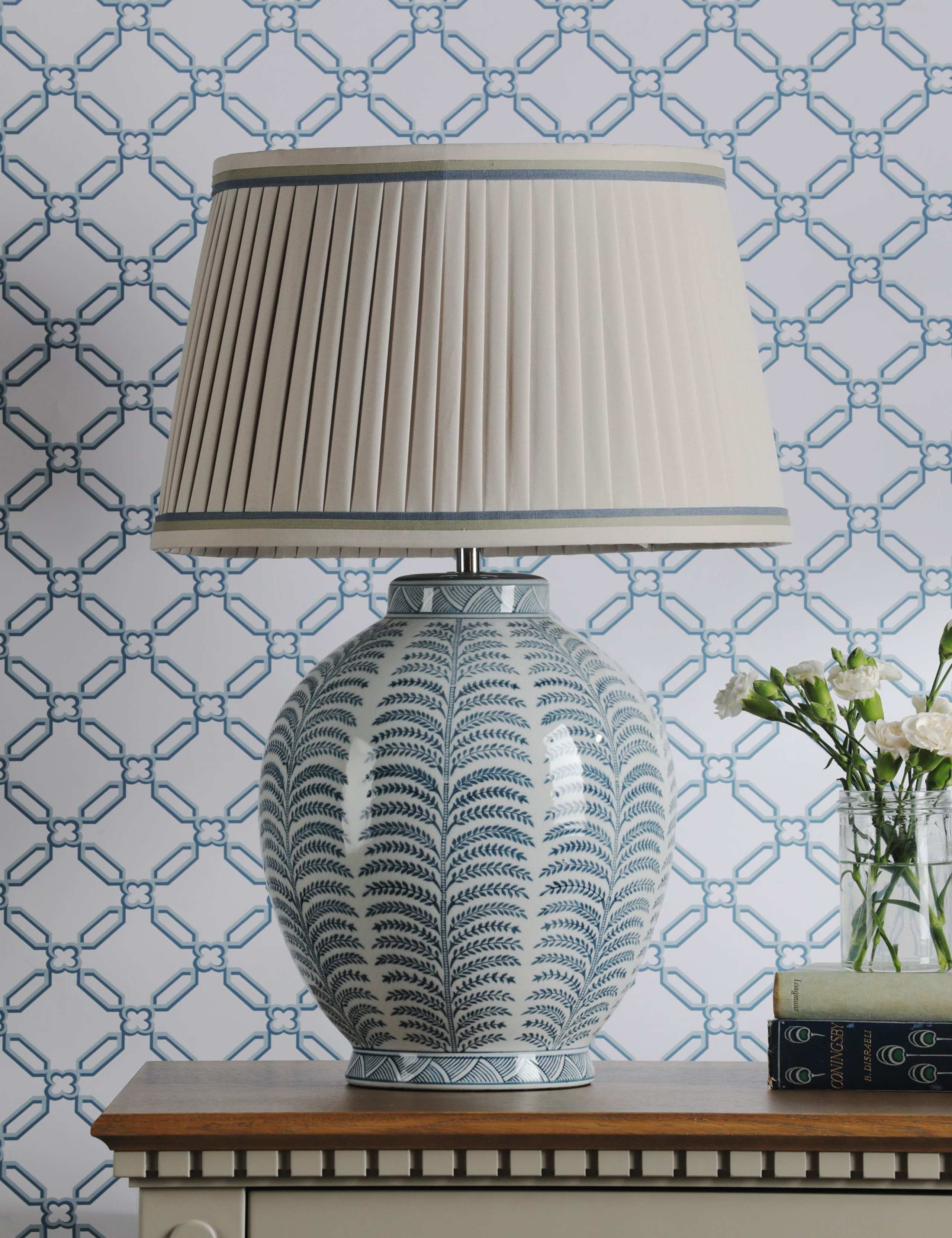 Stannard Leaf Print Table Lamp 3 of 6