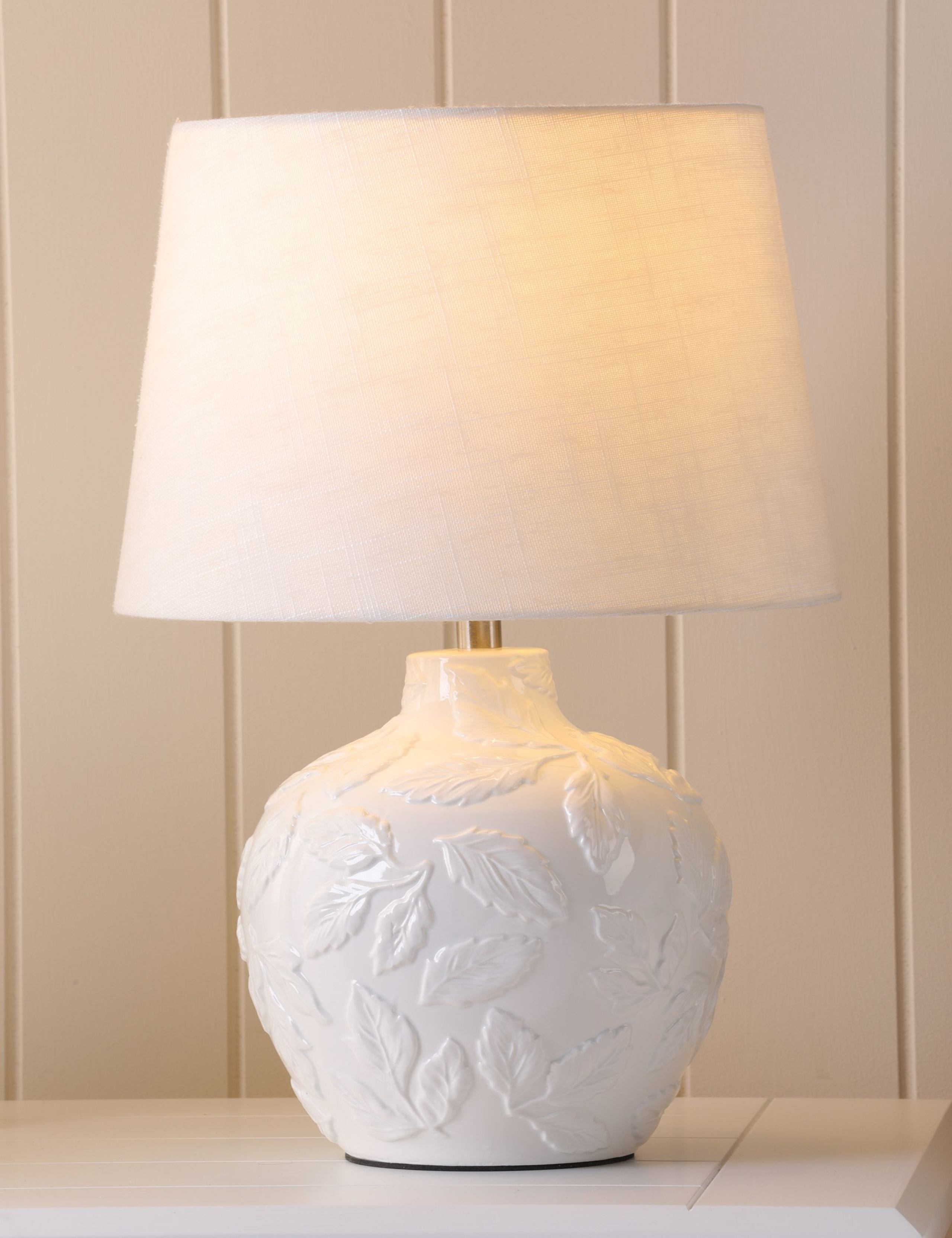 Redhall Ceramic Leaf Table Lamp 4 of 7