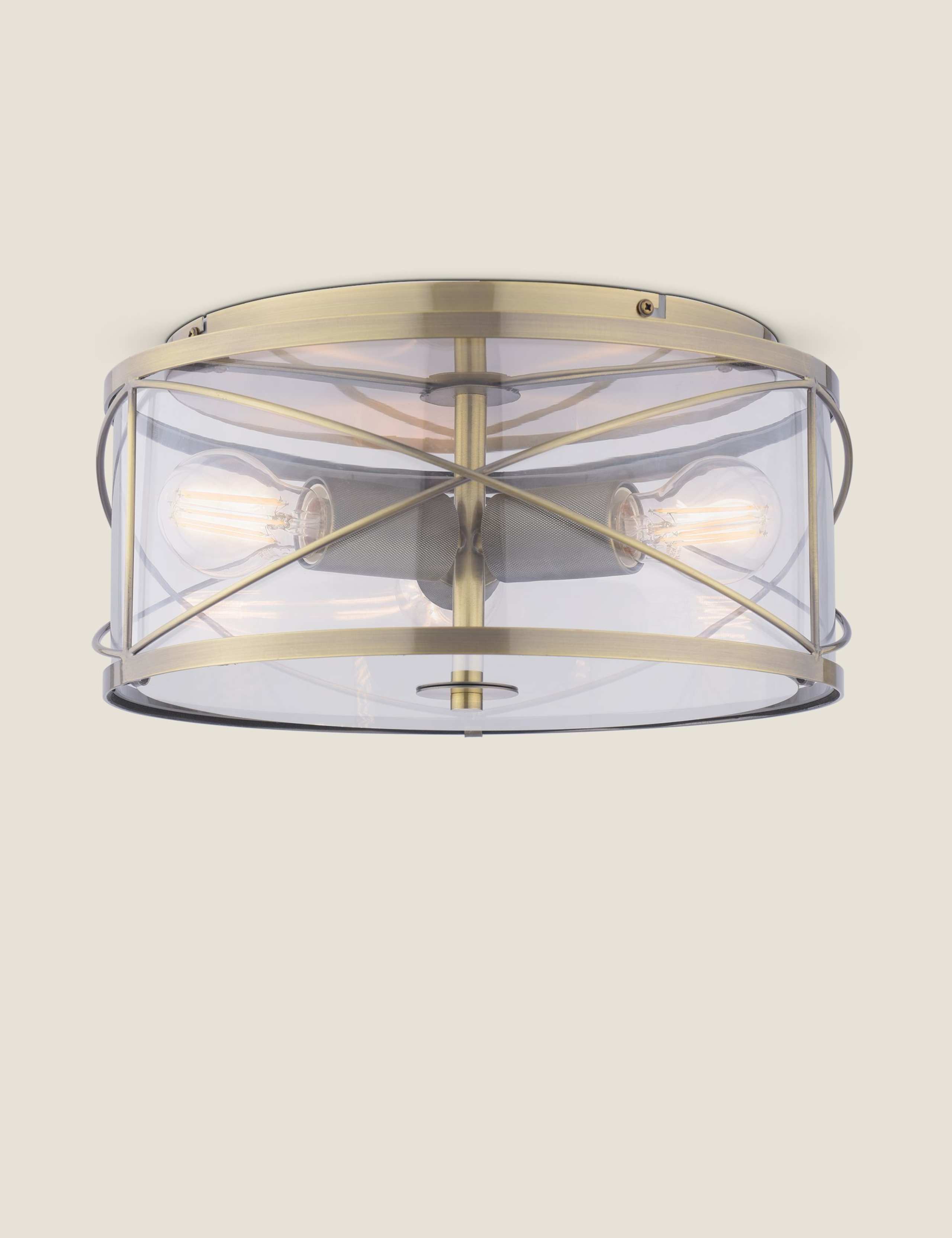 Beckworth 3 Light Flush Ceiling Light 2 of 6