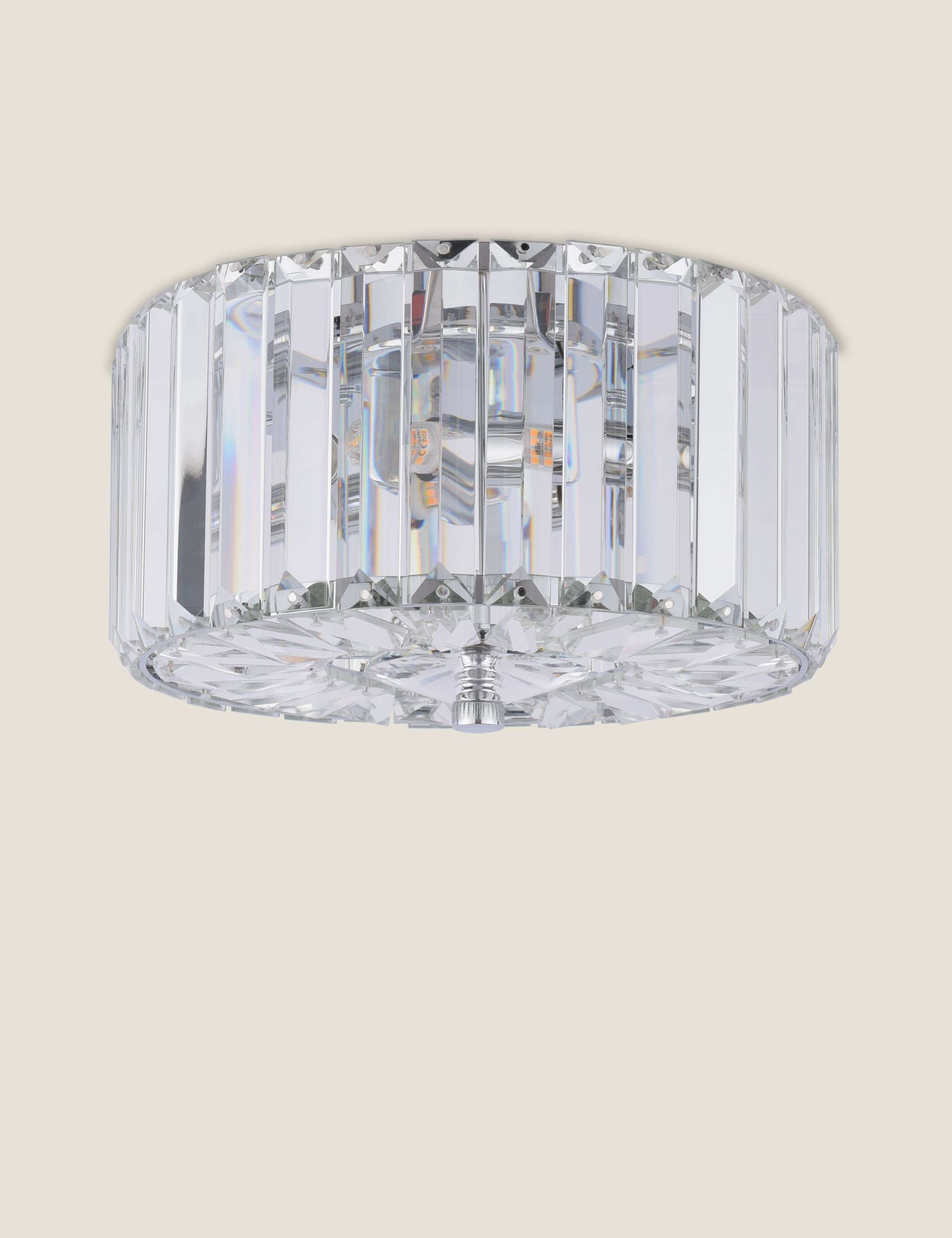 Fernhurst Crystal Flush Ceiling Light 3 of 5