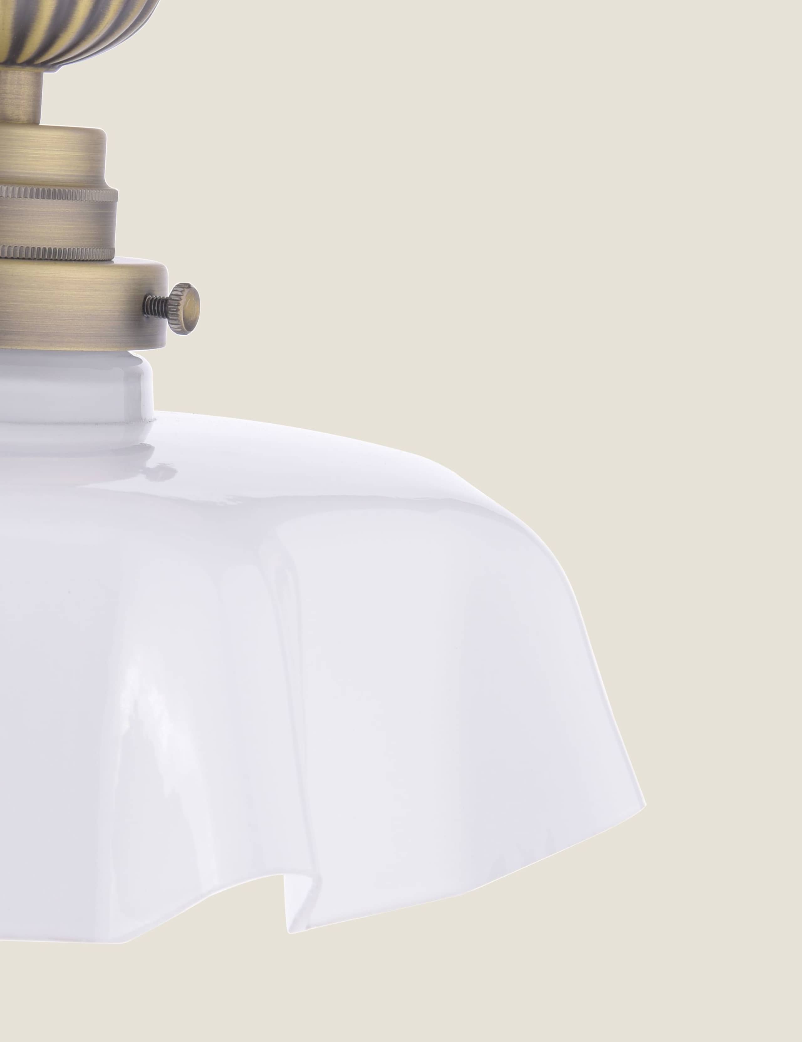 Banham Glass Semi Flush Ceiling Light 6 of 6