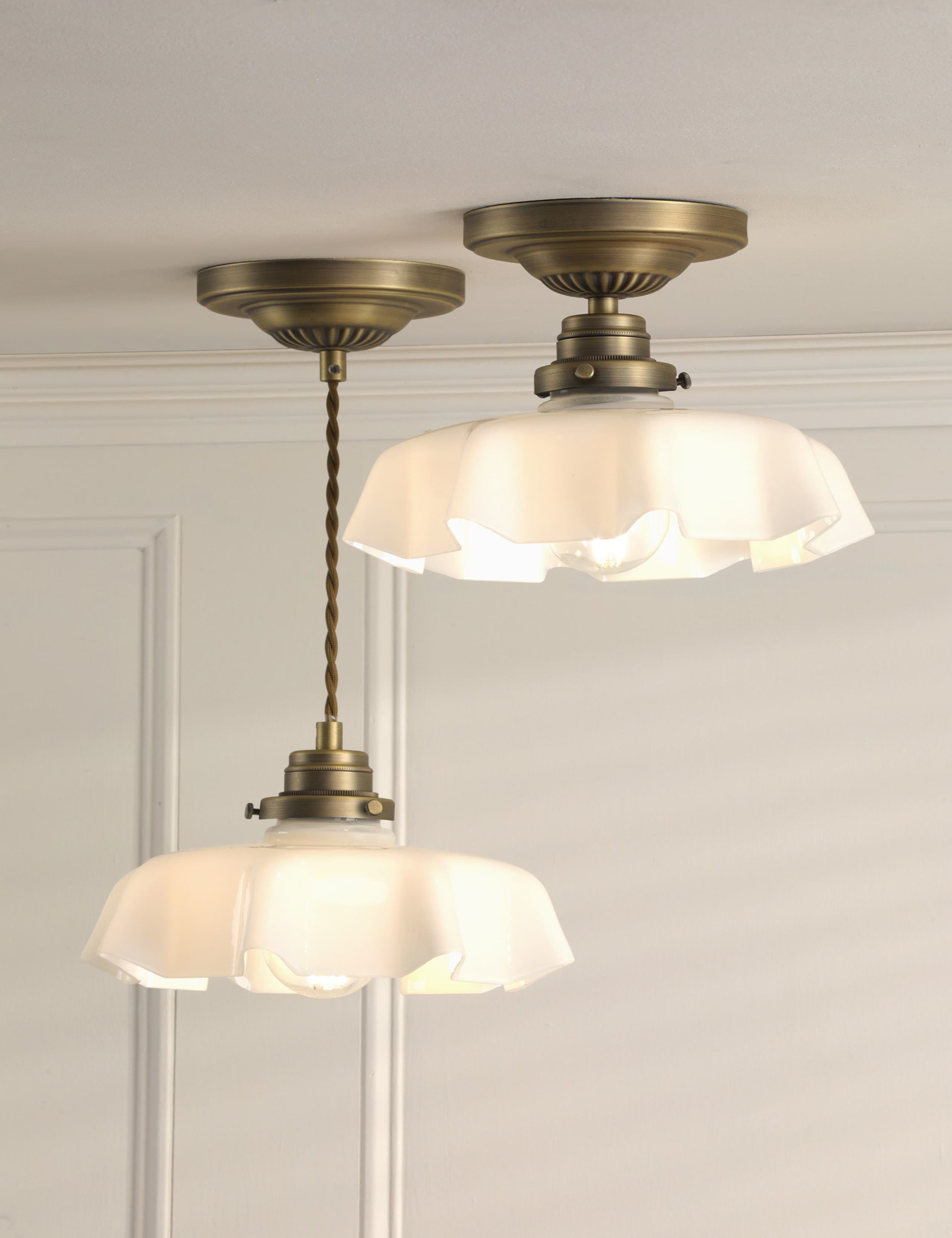 Banham Fluted Glass Pendant Light 4 of 6