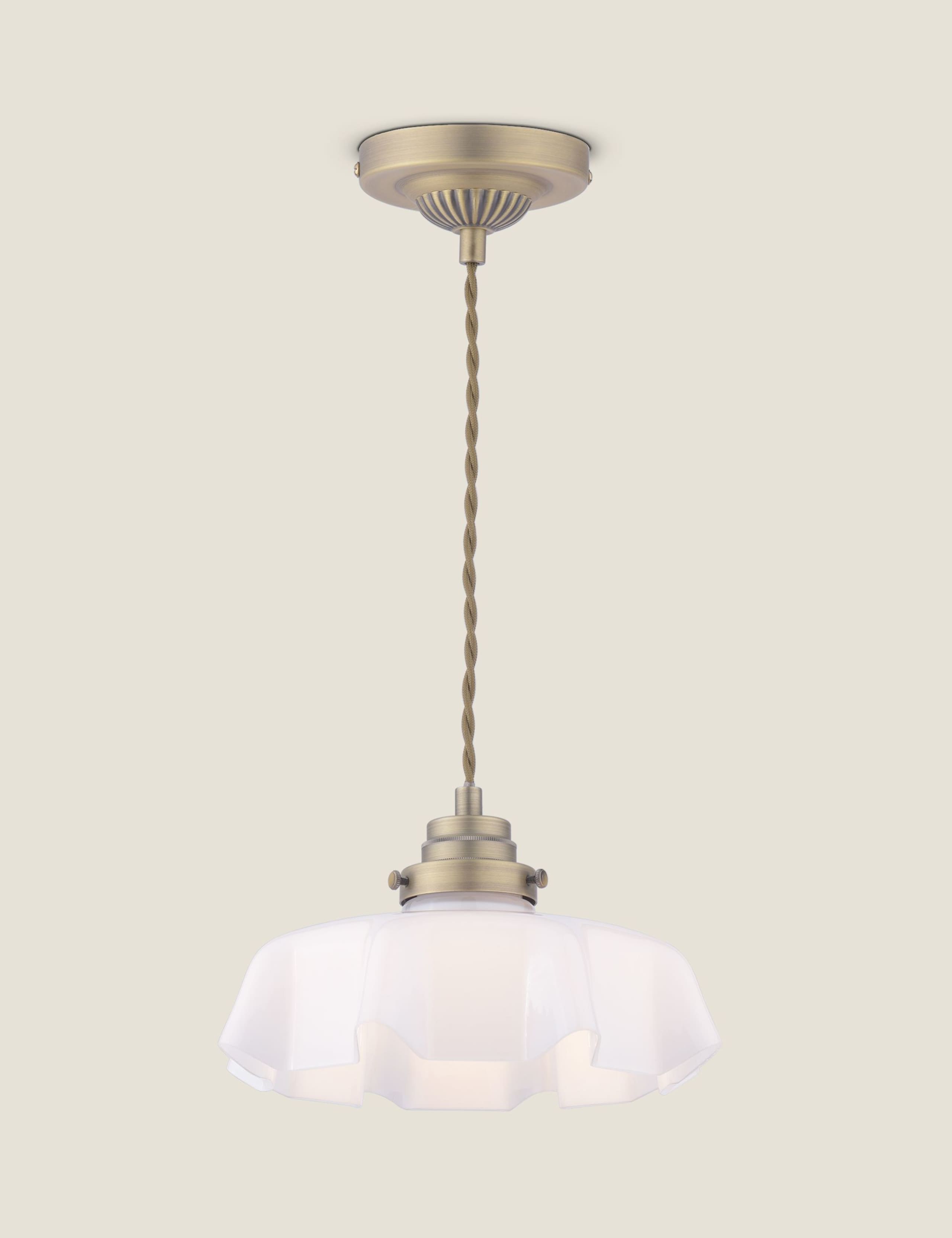 Banham Fluted Glass Pendant Light 2 of 6
