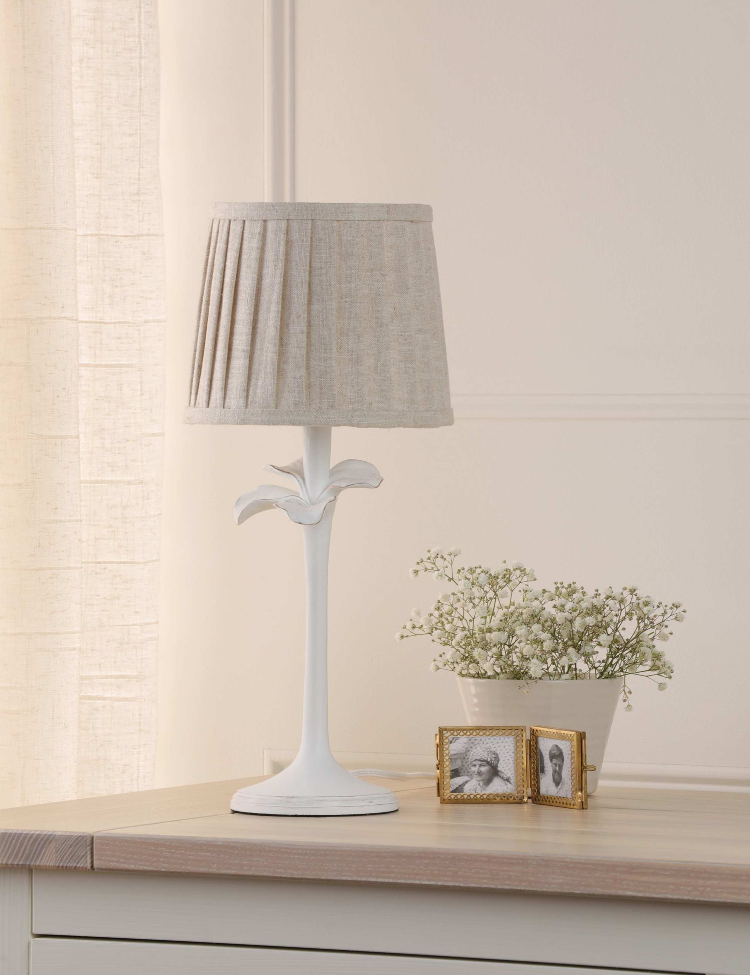 Eleni Floral Pleated Table Lamp 4 of 7