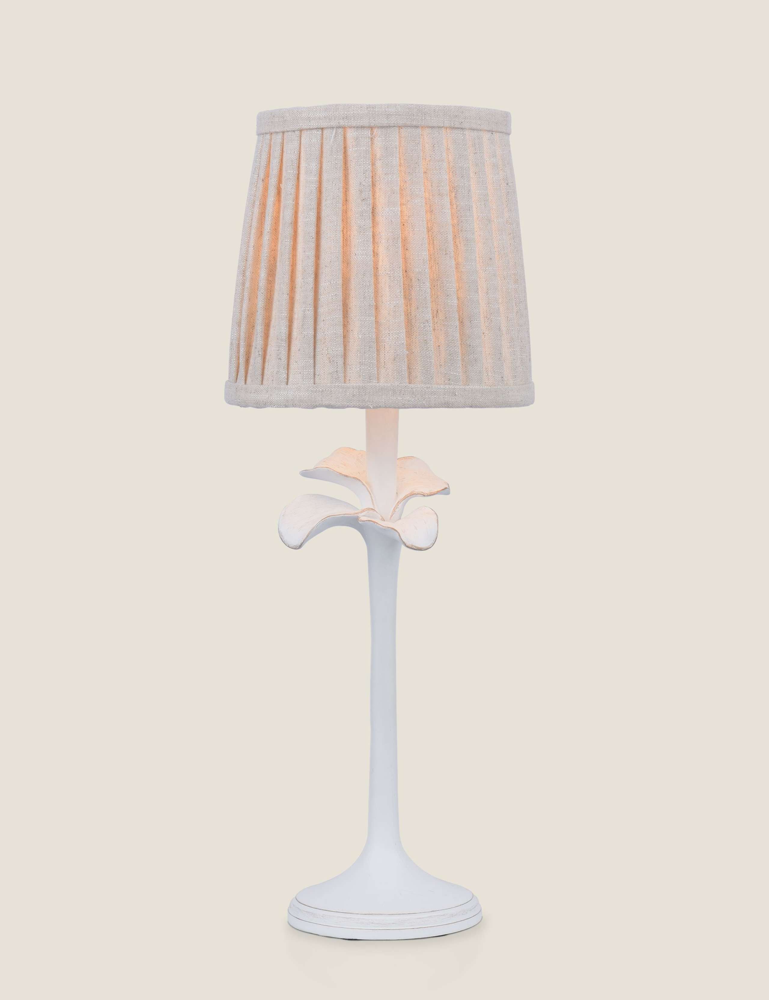 Eleni Floral Pleated Table Lamp 2 of 7