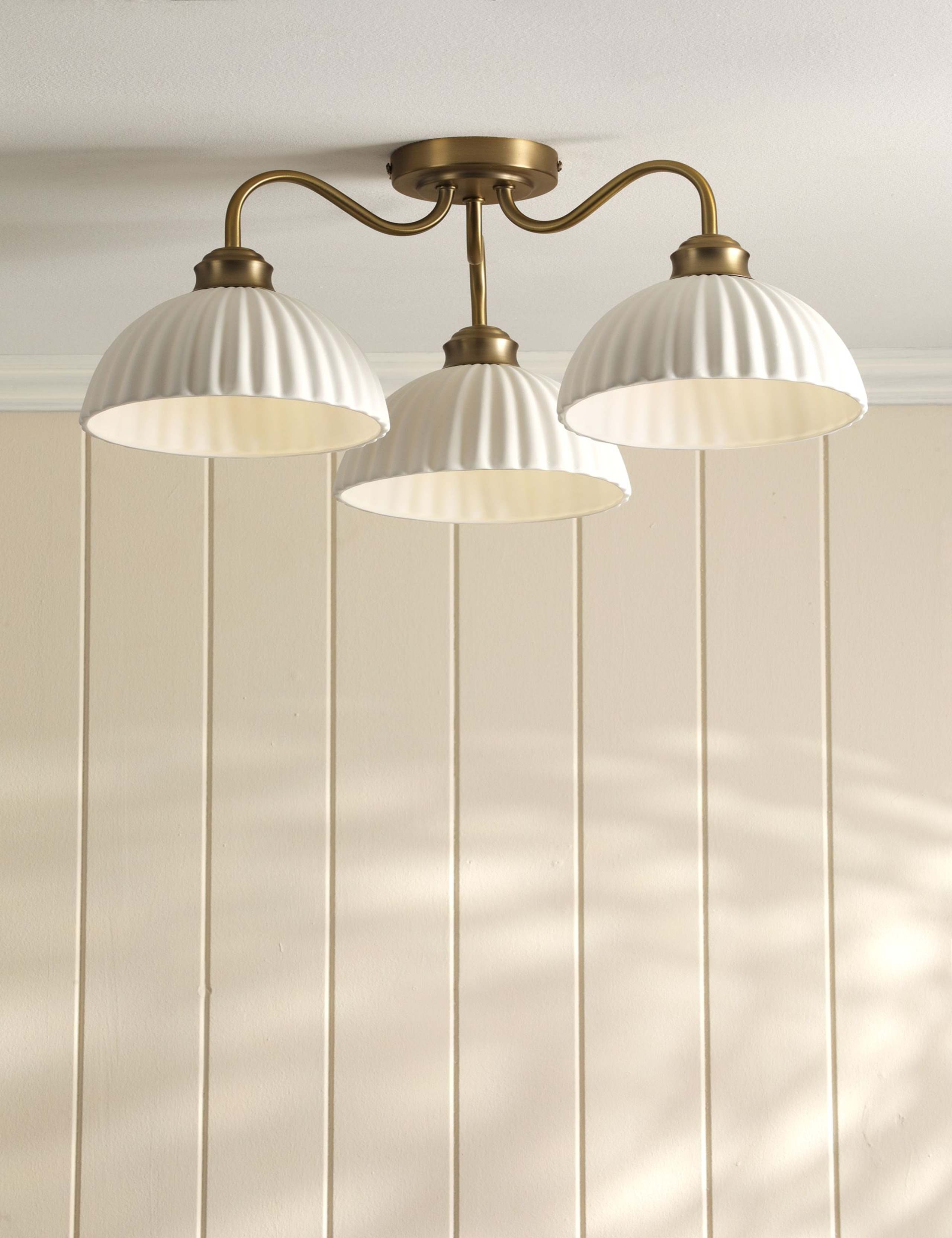 Durford 3 Light Semi Flush Ceiling Light 1 of 5