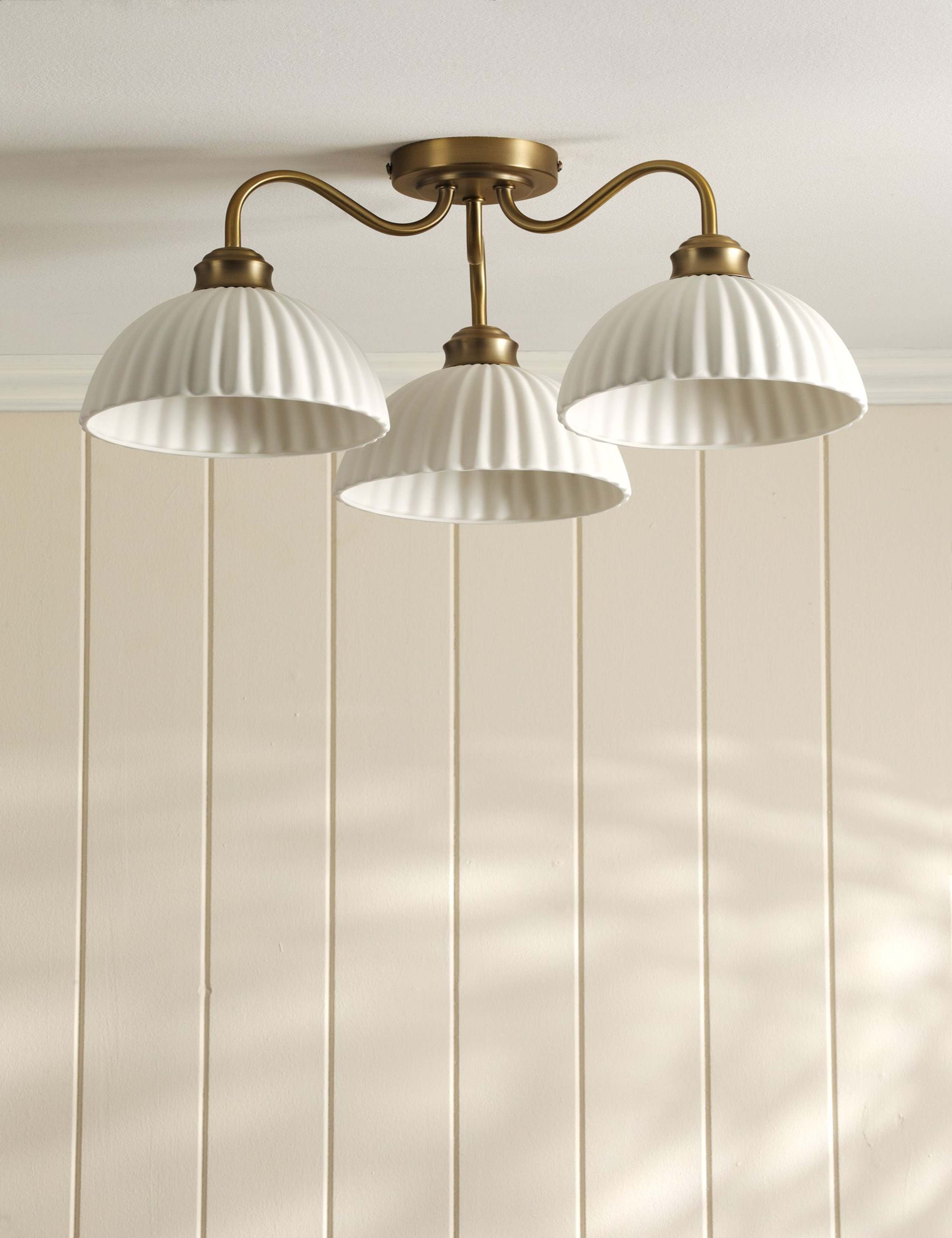 Durford 3 Light Semi Flush Ceiling Light 3 of 5