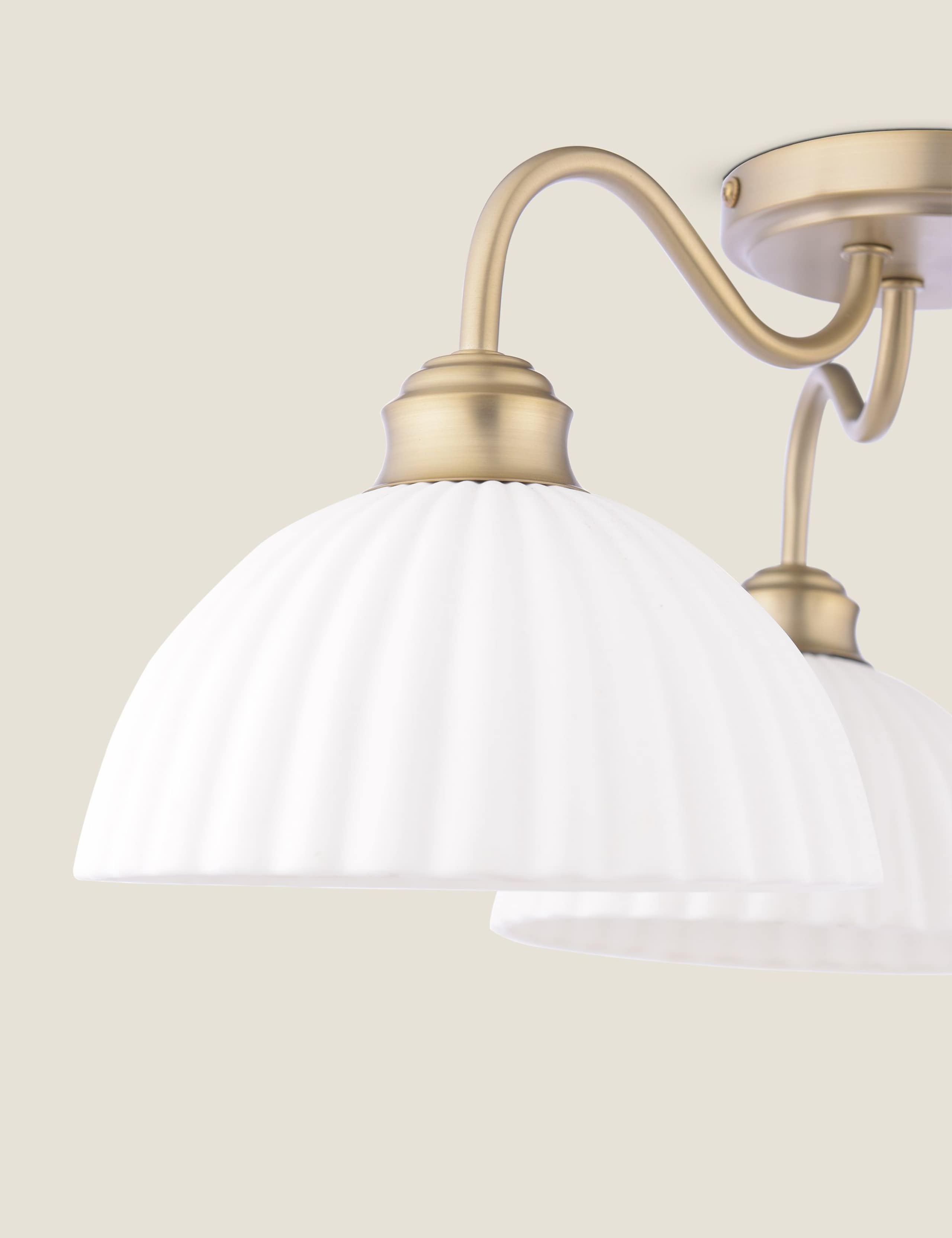 Durford 3 Light Semi Flush Ceiling Light 5 of 5