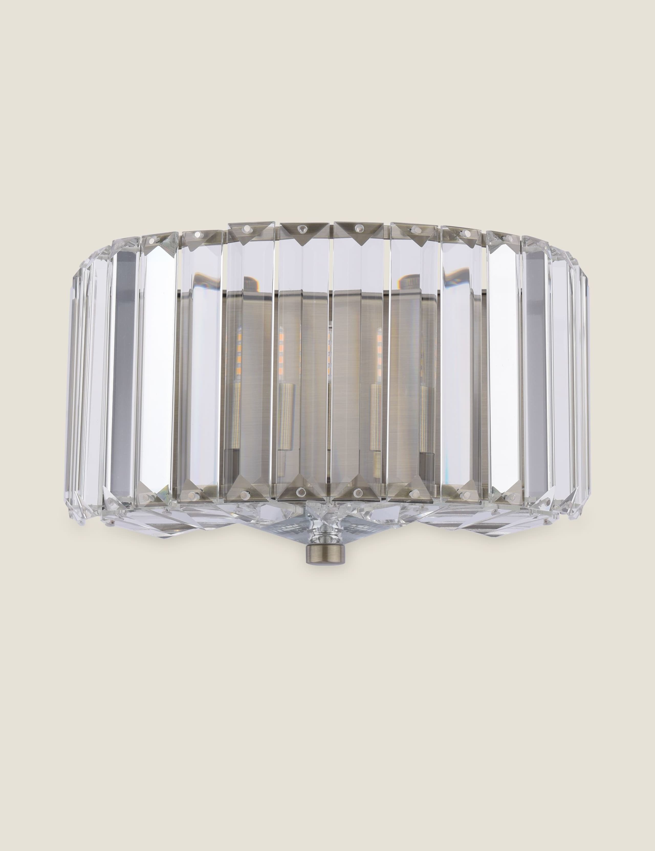 Fernhurst Faceted Crystal Wall Light 3 of 5