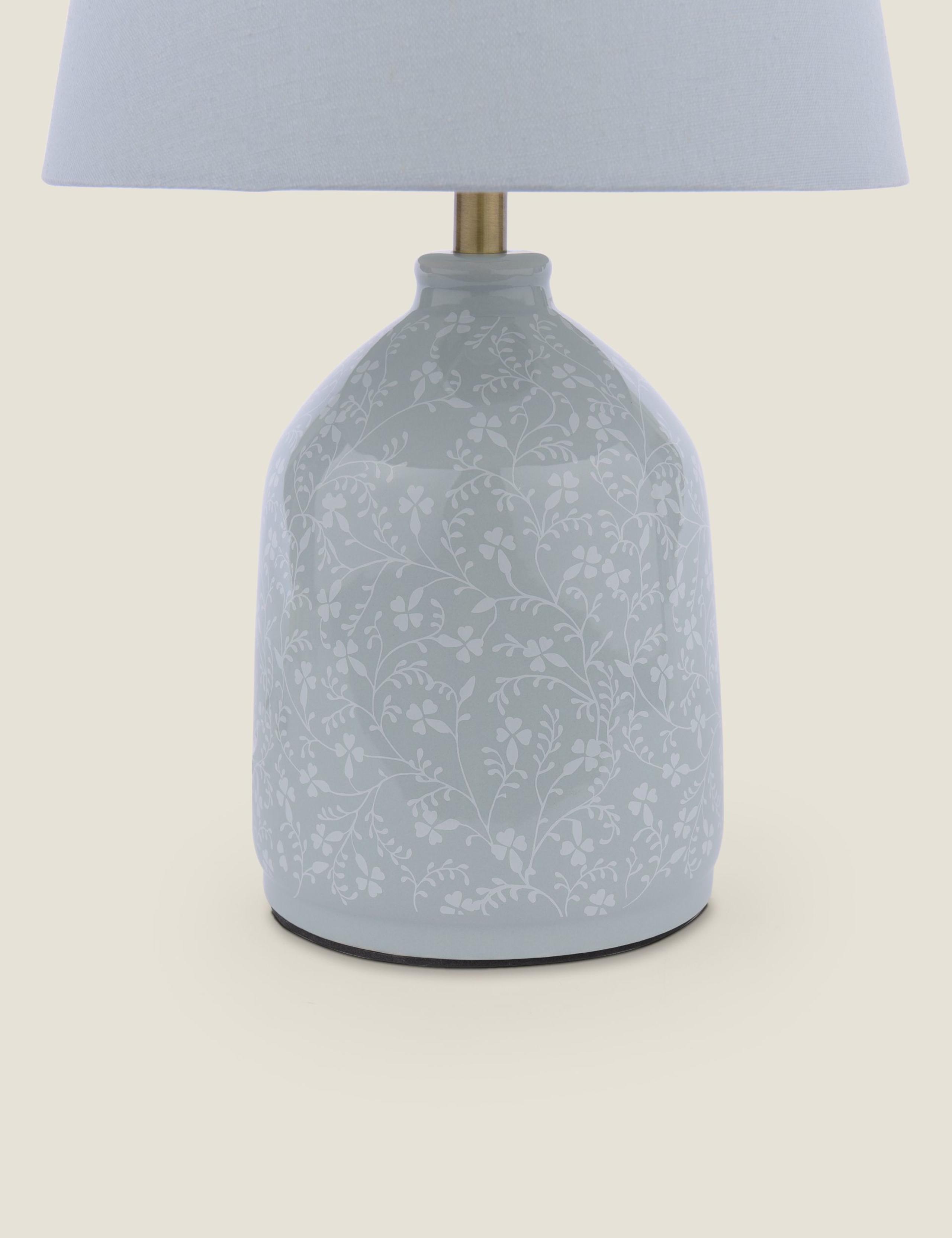 Campion Ceramic Floral Table Lamp 6 of 6