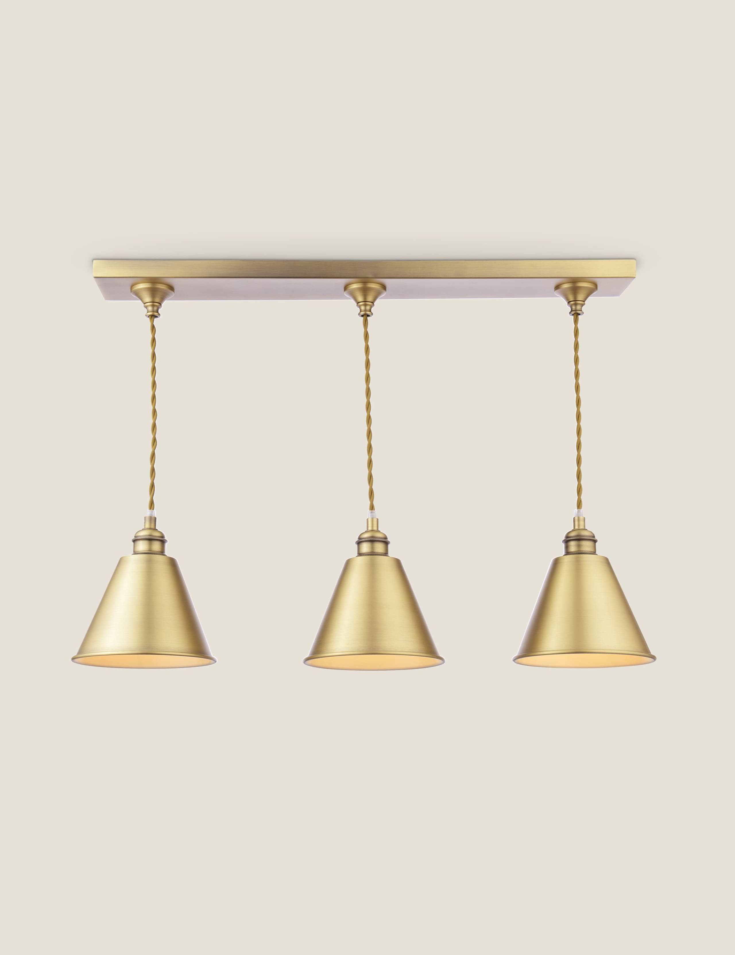 Wollaton Metal 3 Light Bar Pendant Light 2 of 6