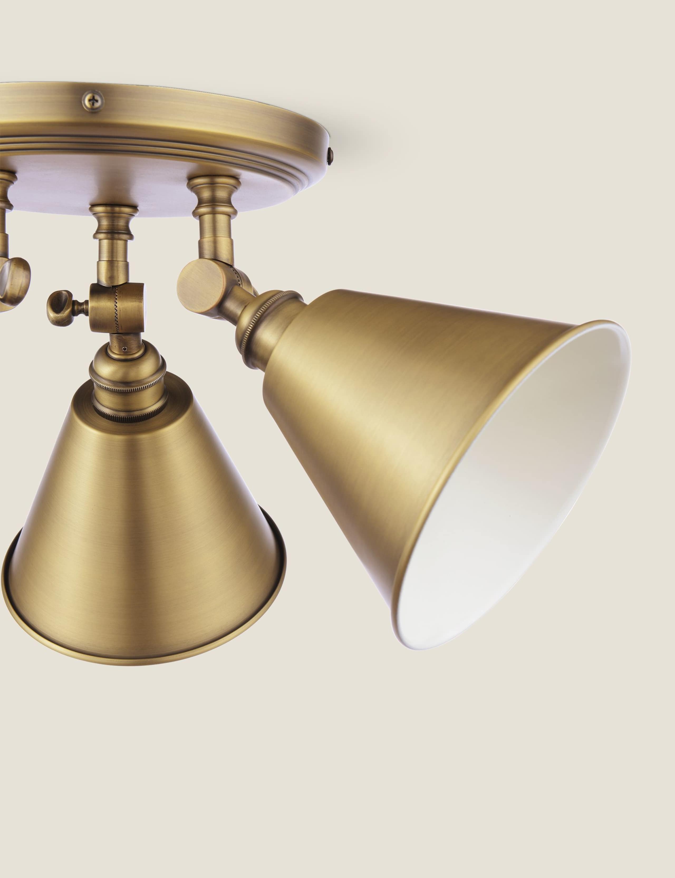 Wollaton Metal 3 Light Plate Spotlight 7 of 7