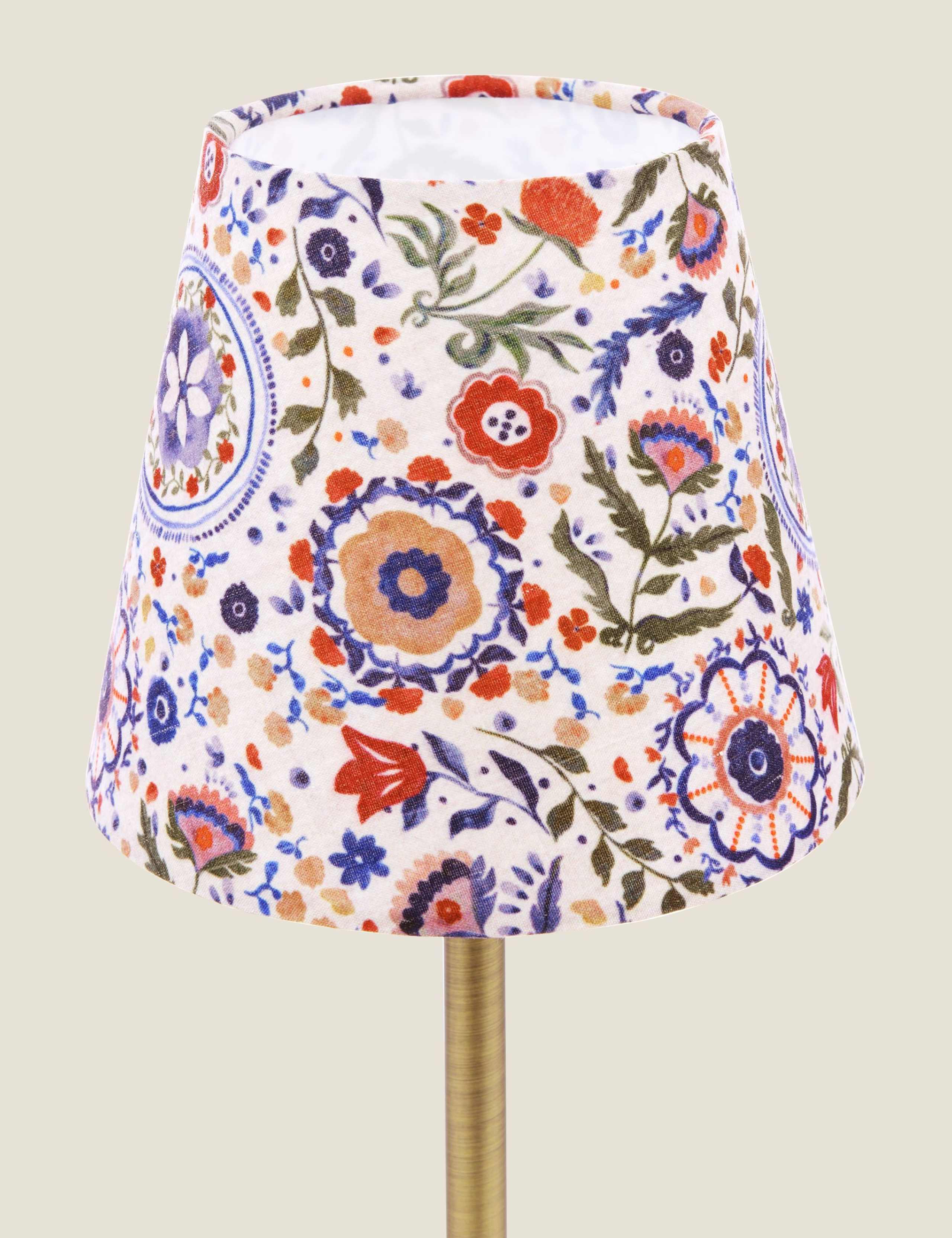 Apsley Rechargeable Metal Floral Table Lamp 6 of 6