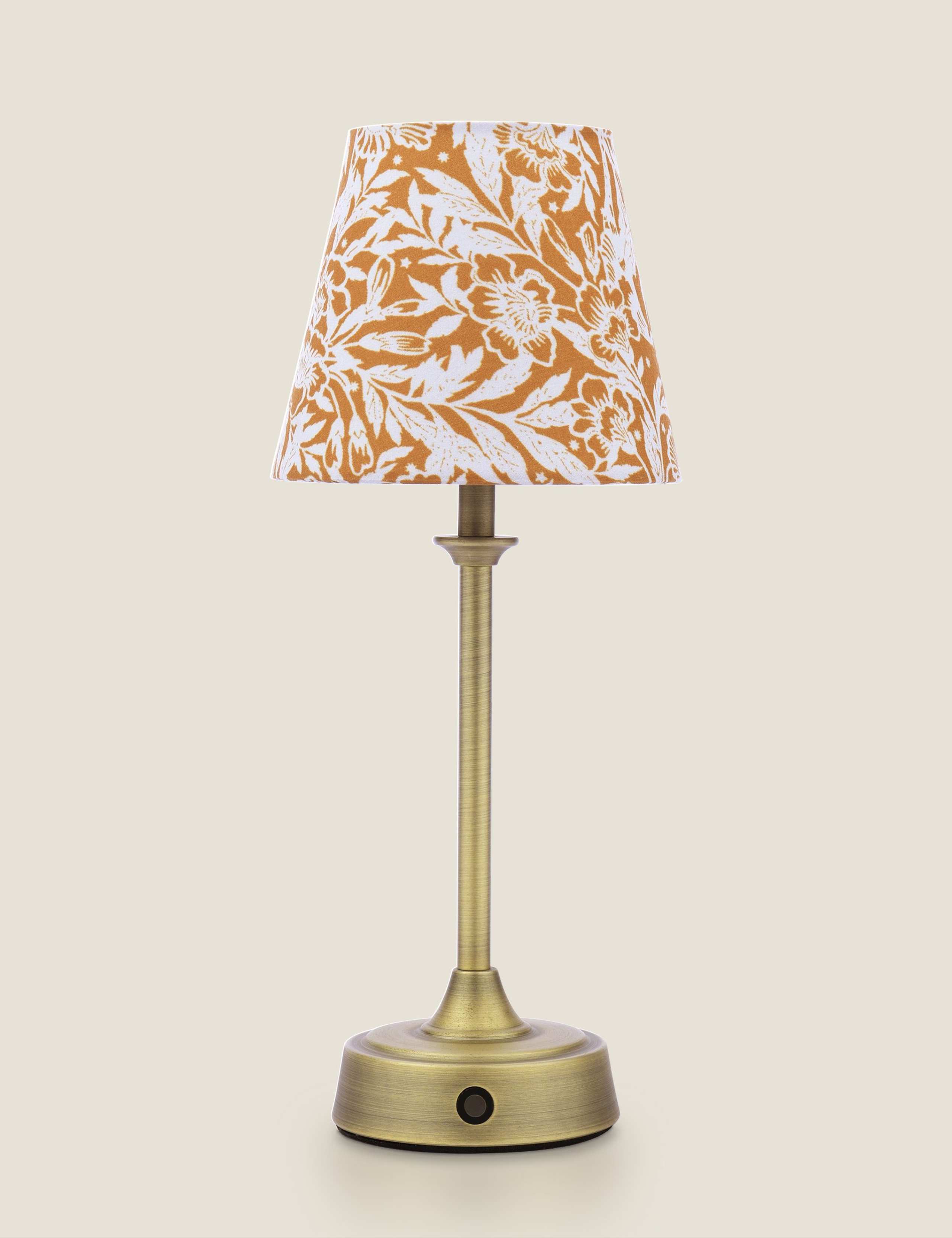 Apsley Rechargeable Metal Floral Table Lamp 4 of 6