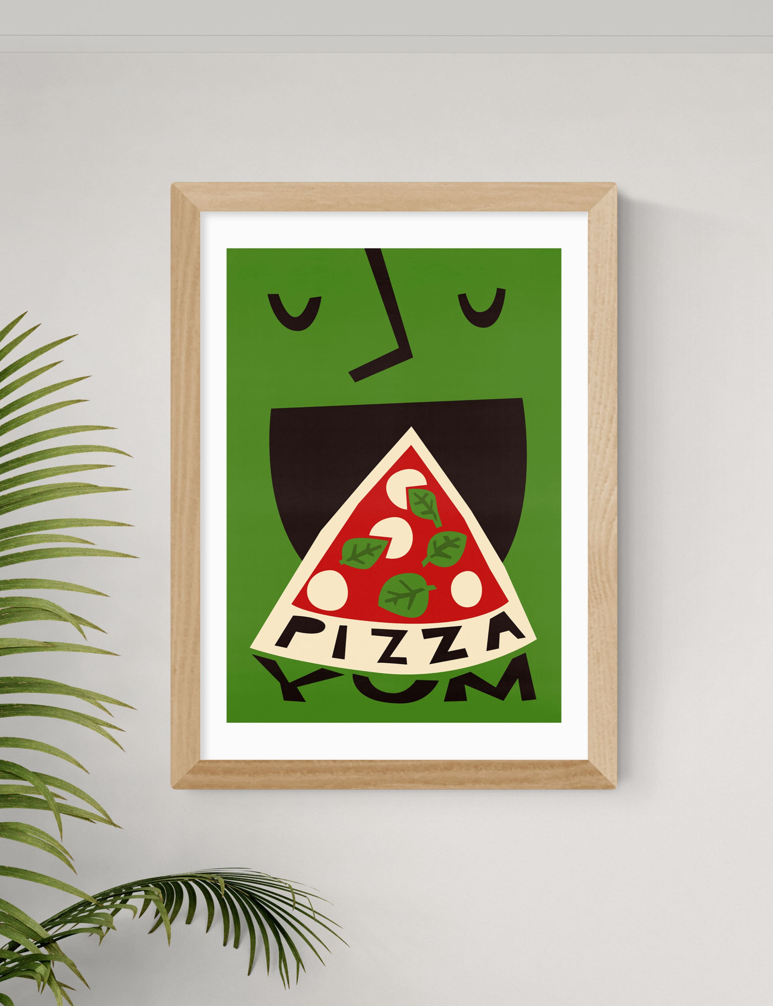 Yum Pizza Framed Art 2 of 2