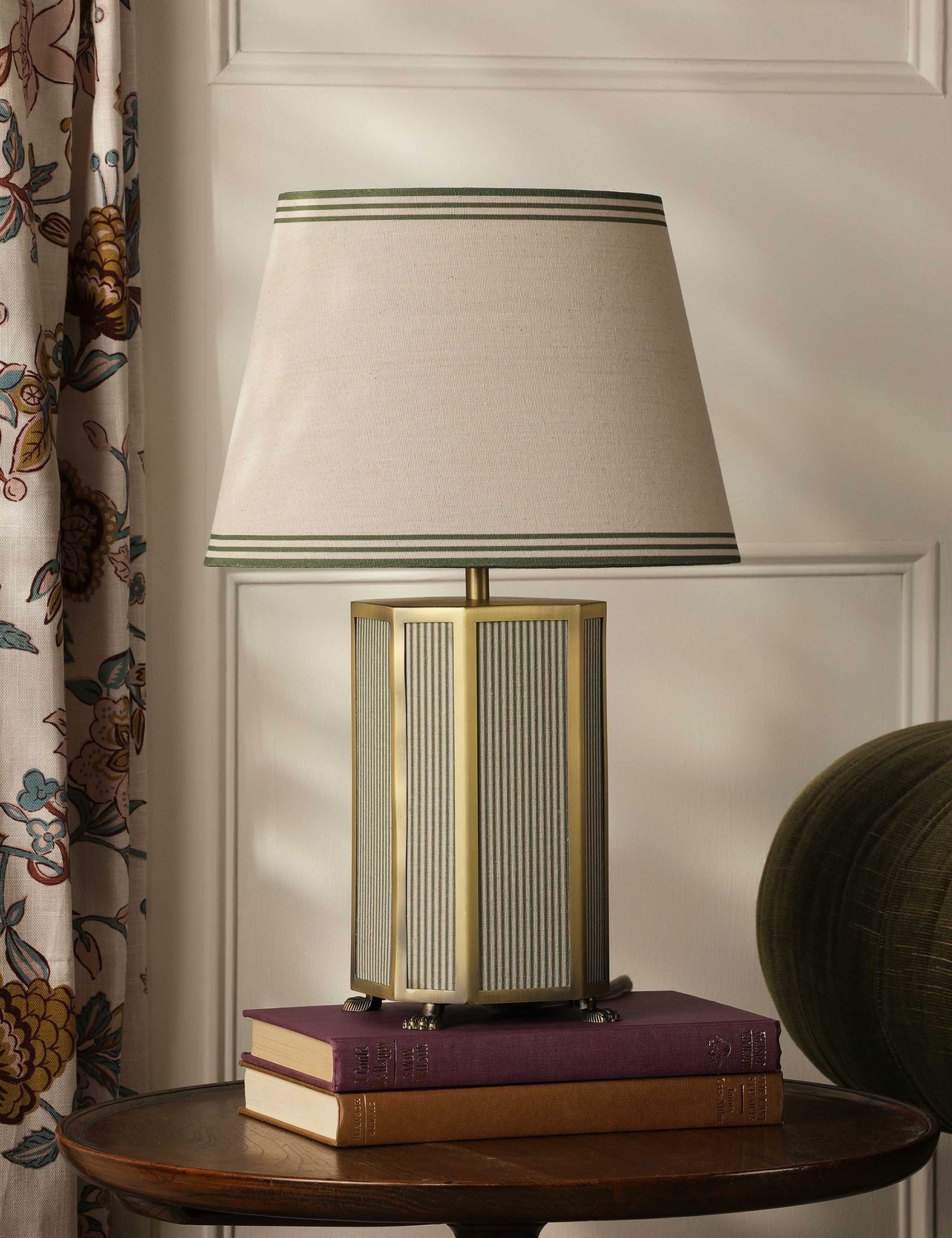 Helmingham Metal & Fabric Table Lamp 3 of 6