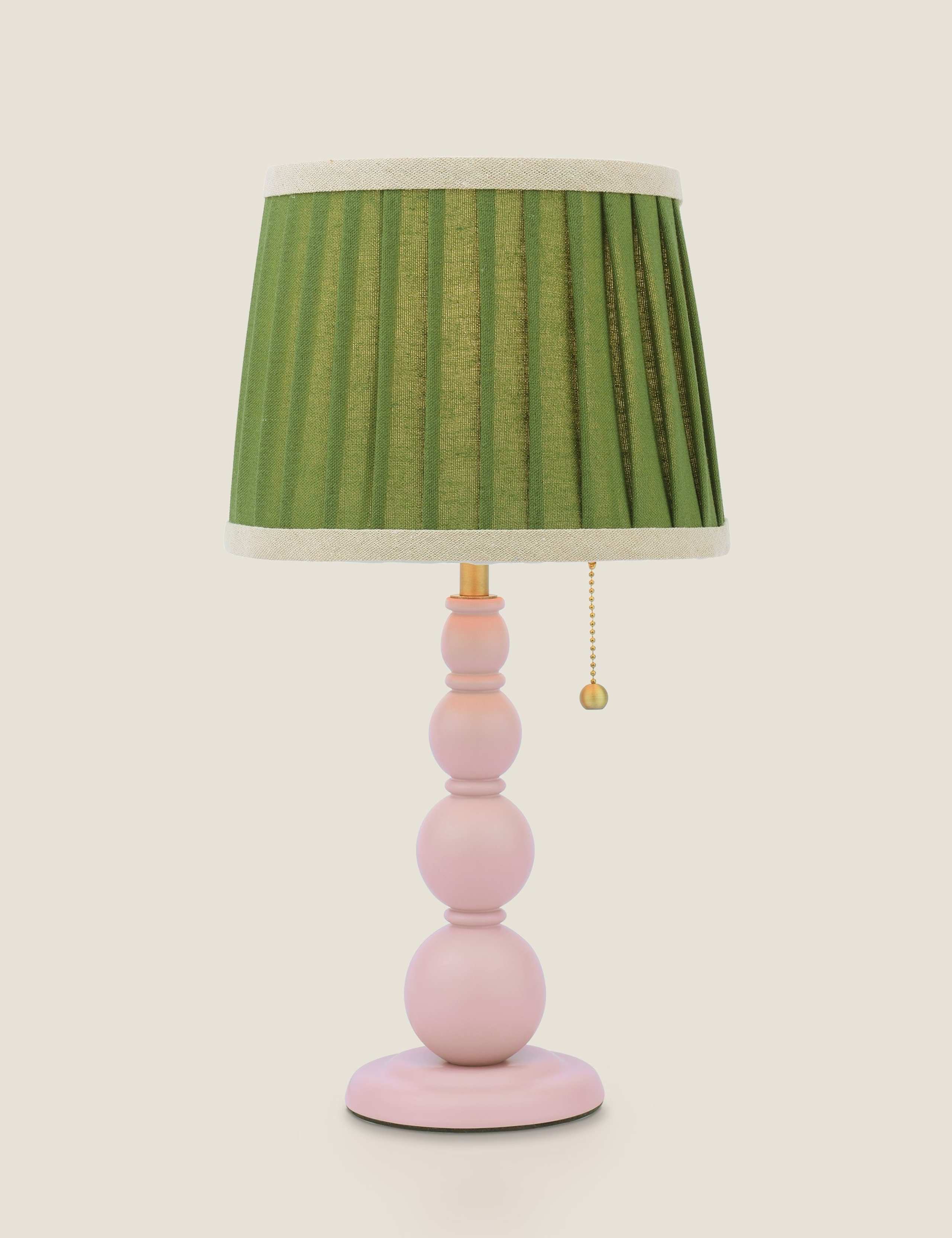 Harewood Wooden Bobbin Table Lamp 2 of 7