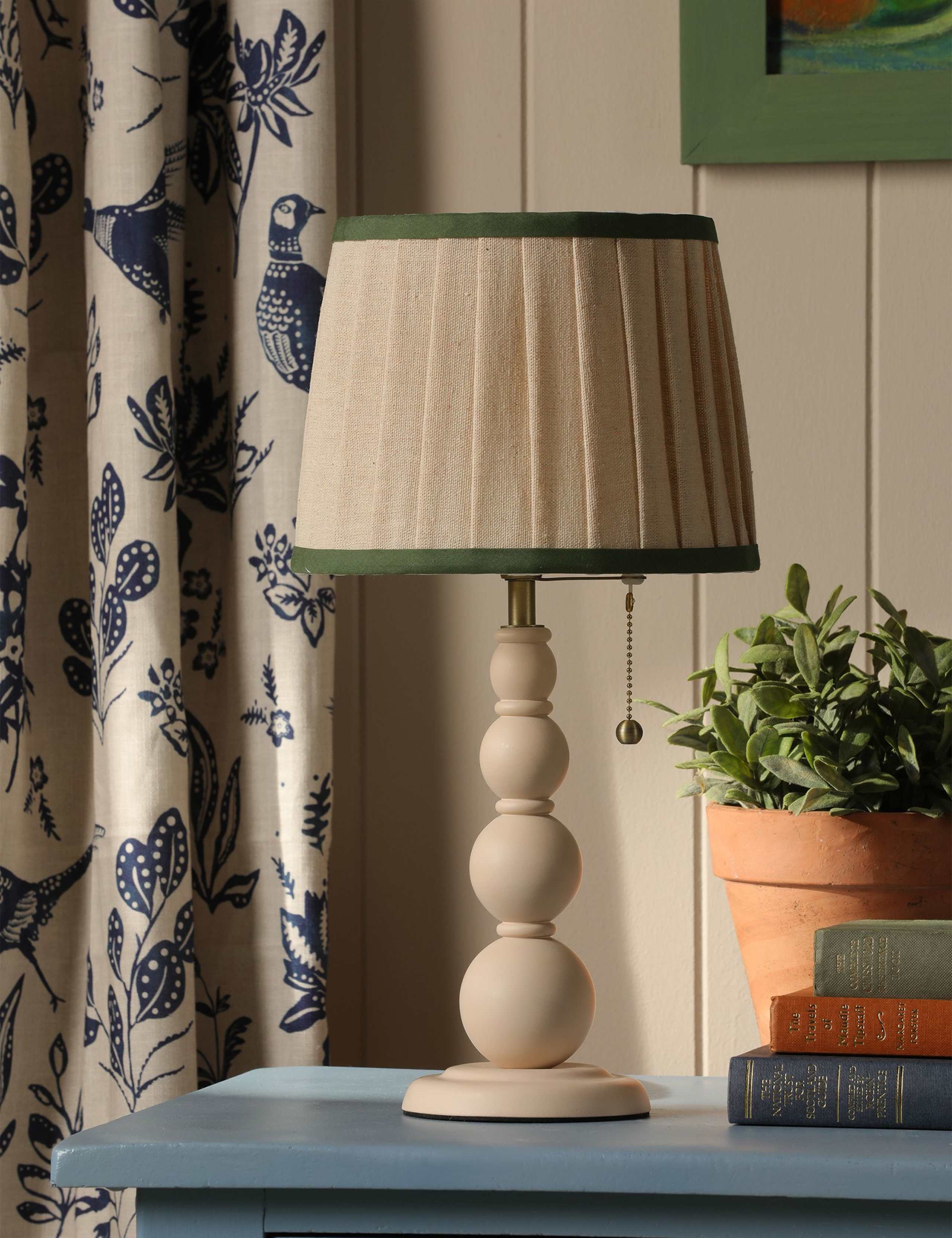 Harewood Wooden Bobbin Table Lamp 3 of 7