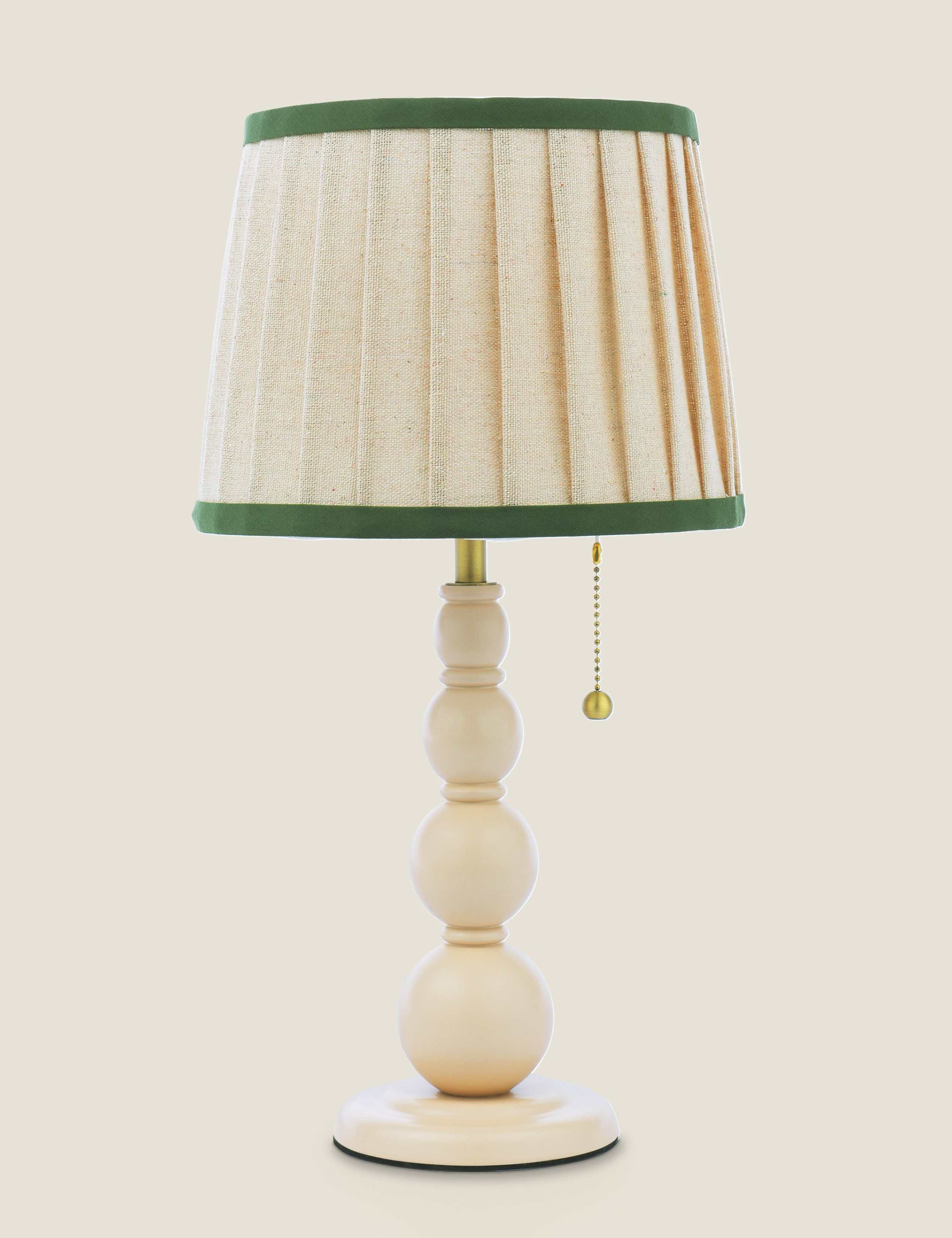 Harewood Wooden Bobbin Table Lamp 4 of 7