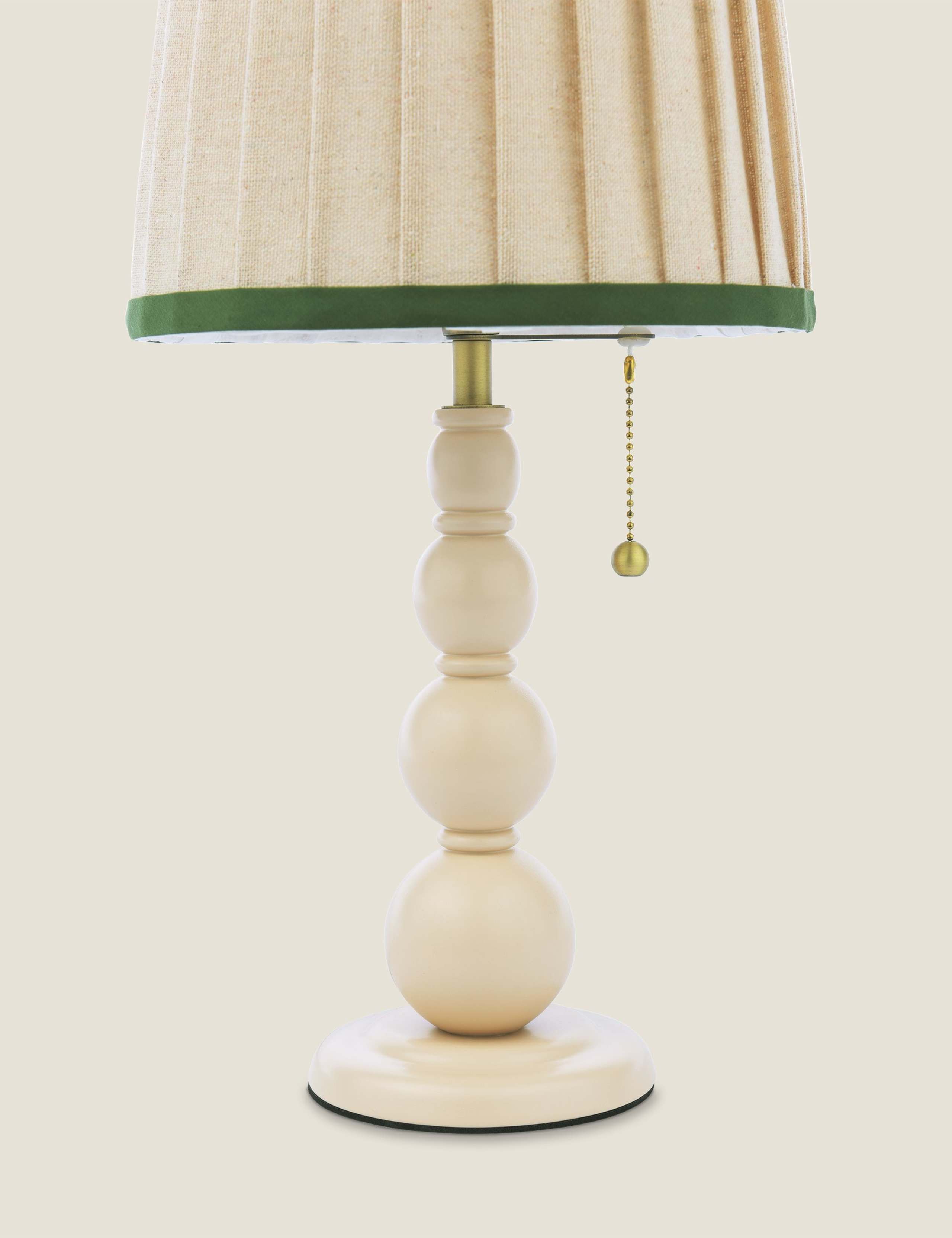 Harewood Wooden Bobbin Table Lamp 6 of 7