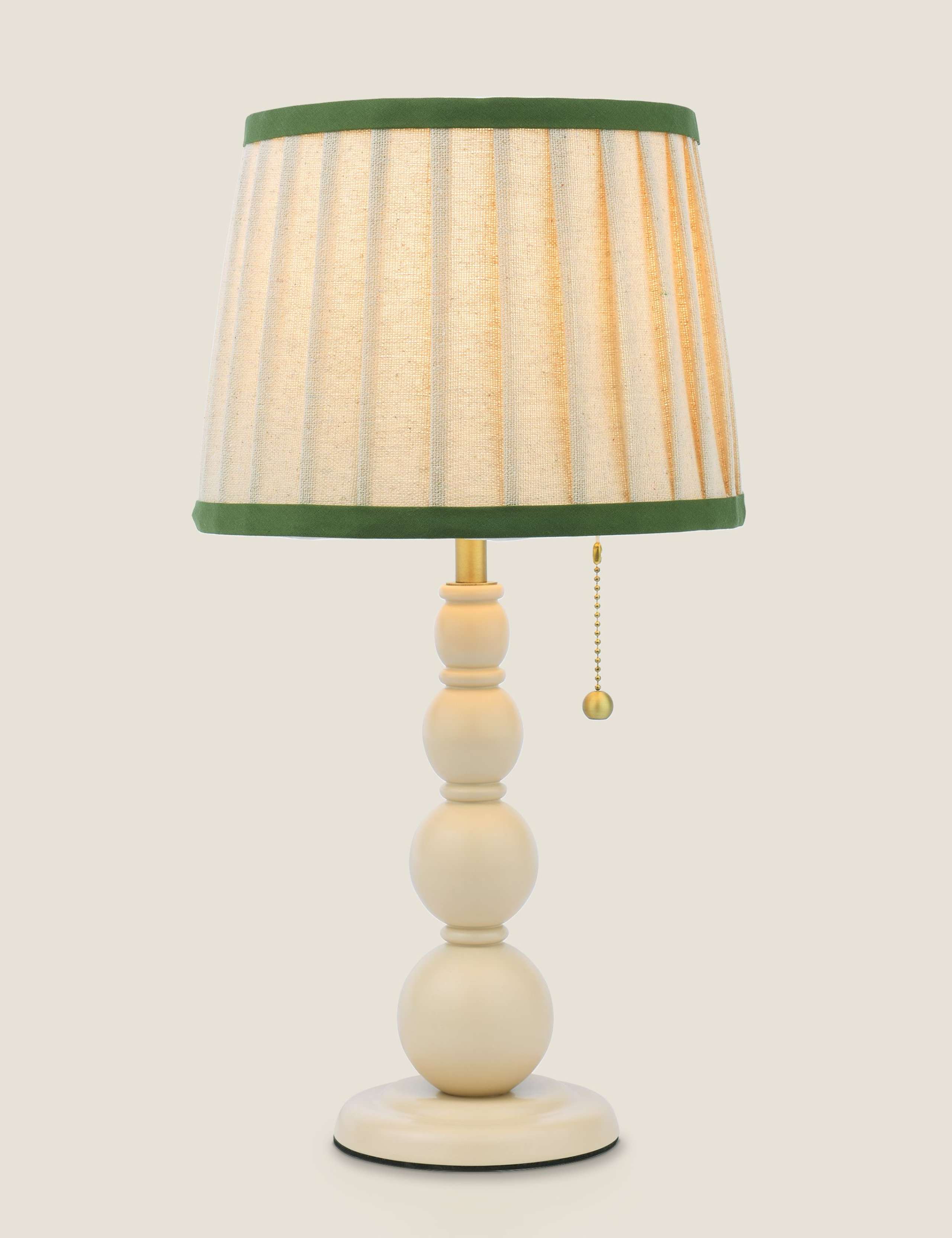 Harewood Wooden Bobbin Table Lamp 2 of 7