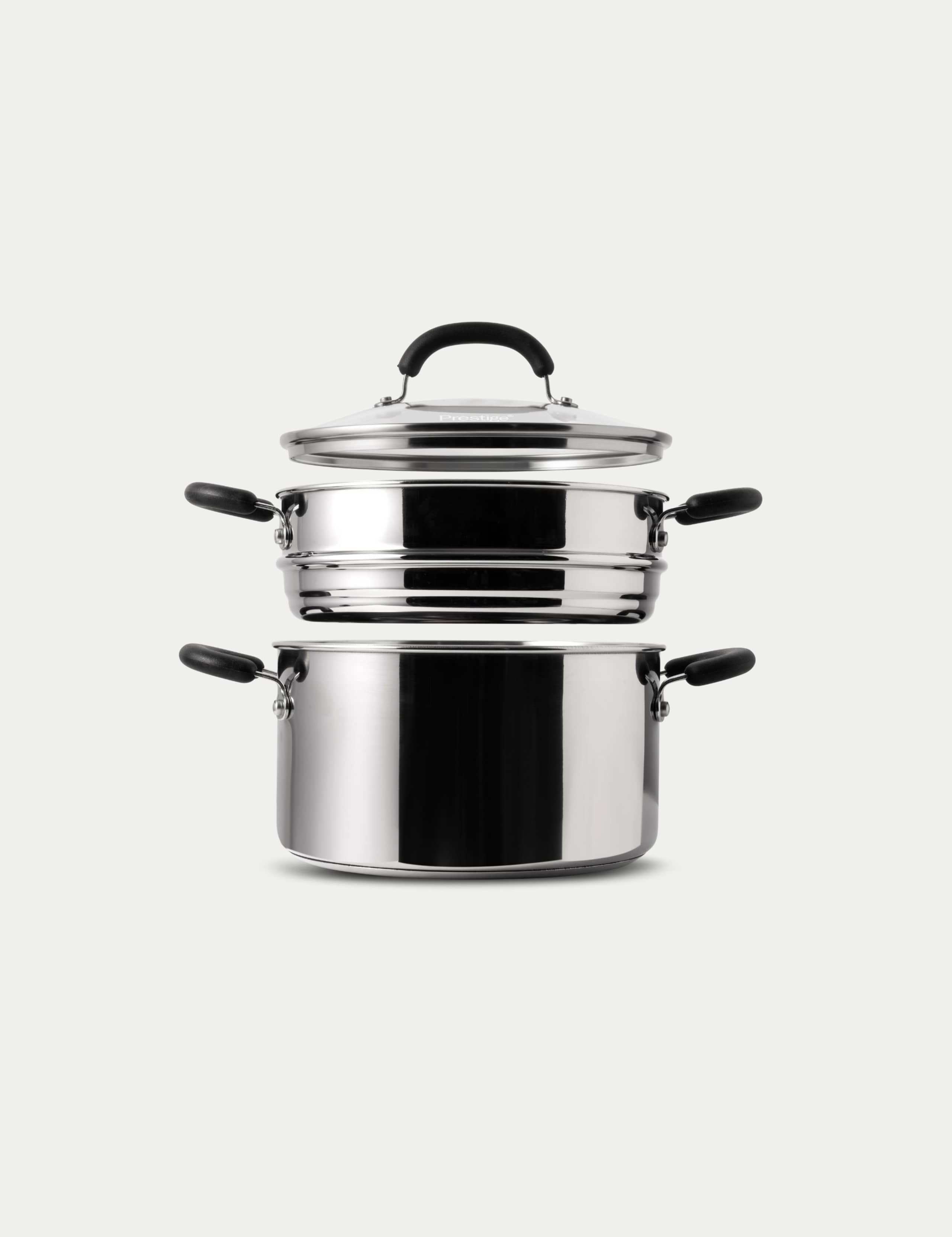 2 PIece 24cm Stock Pot & Steamer 5 of 8