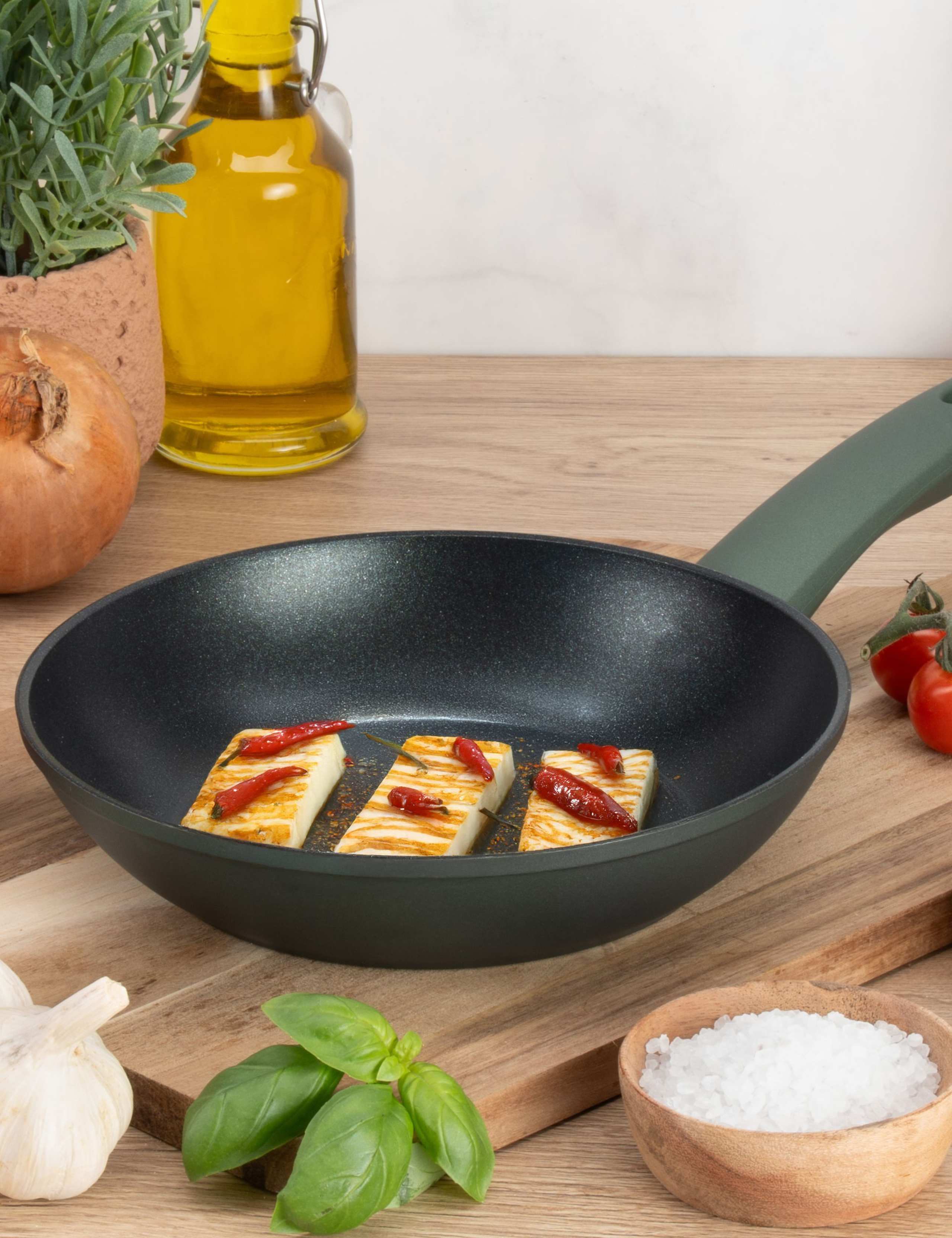 2 Piece Aluminium Non Stick Frying Pan Set 3 of 5