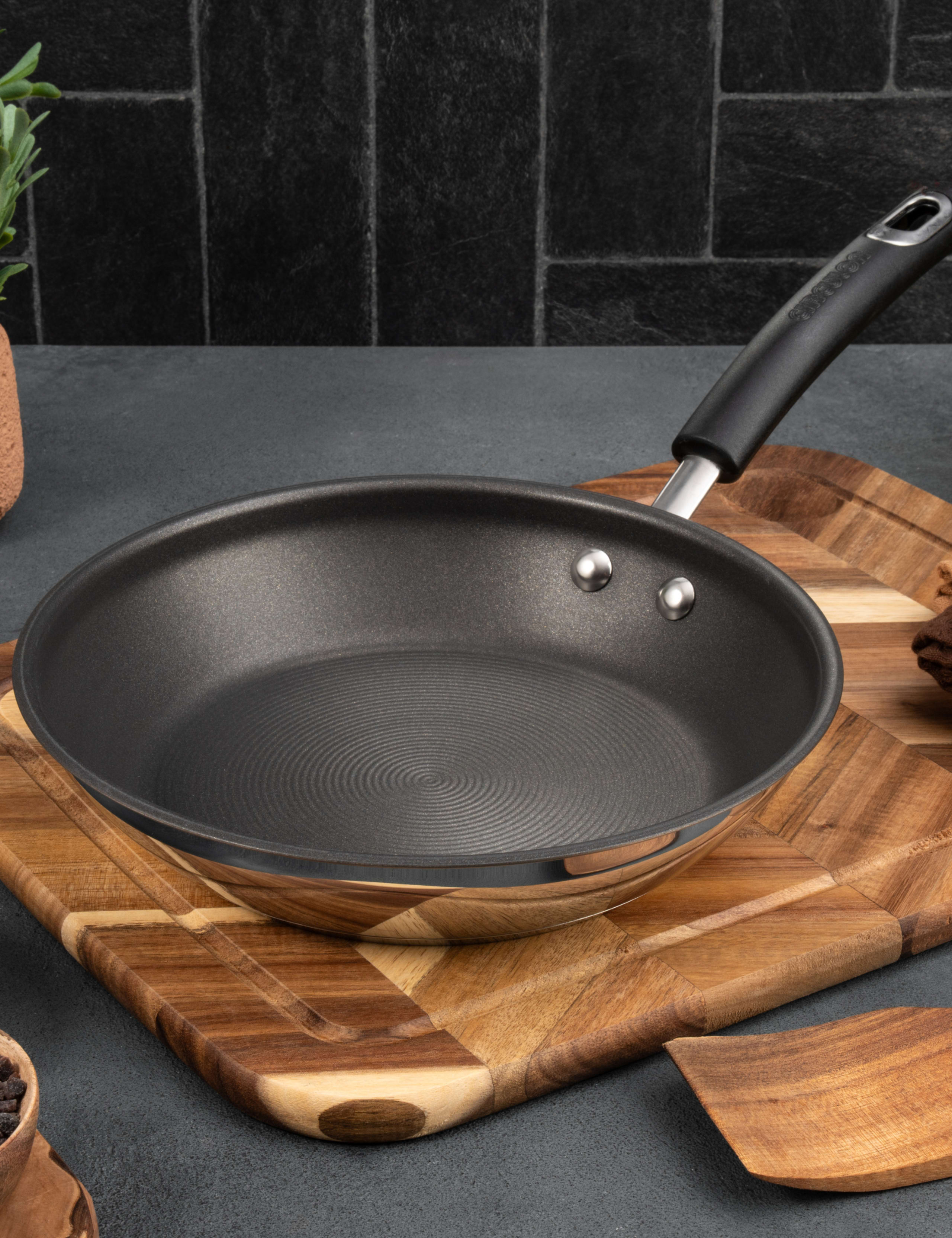 Stainless Steel 25cm Frying Pan 2 of 8