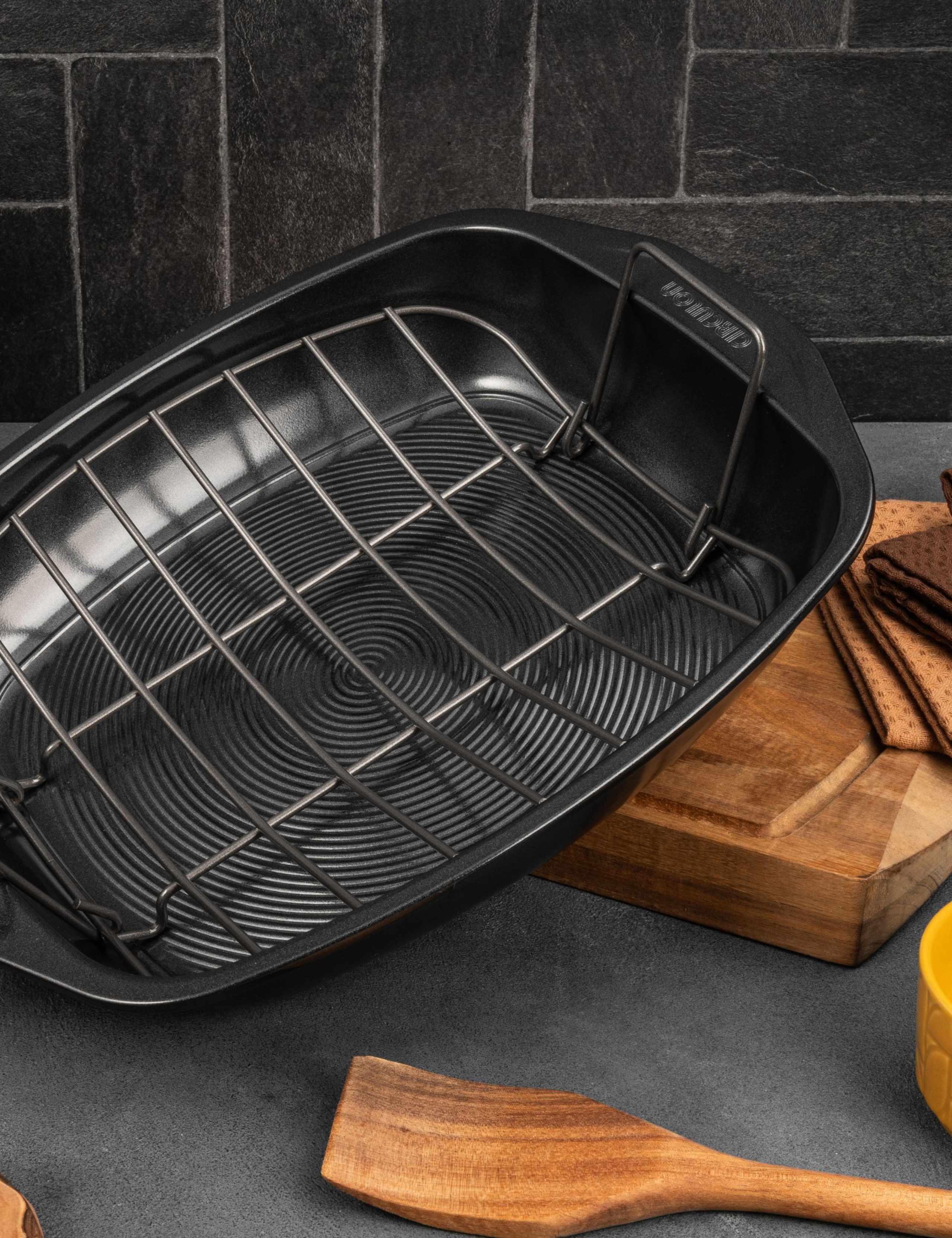 Carbon Steel Non-Stick Roasting Tray and Rack 2 of 8
