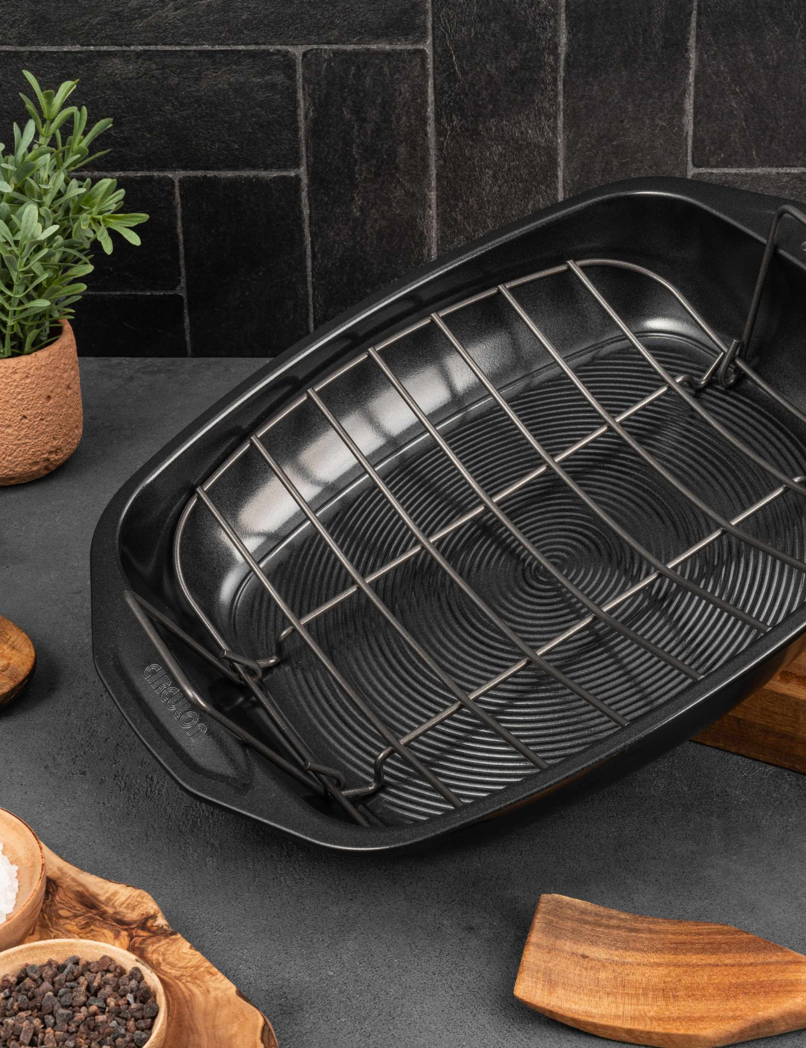 Carbon Steel Non-Stick Roasting Tray and Rack 3 of 8