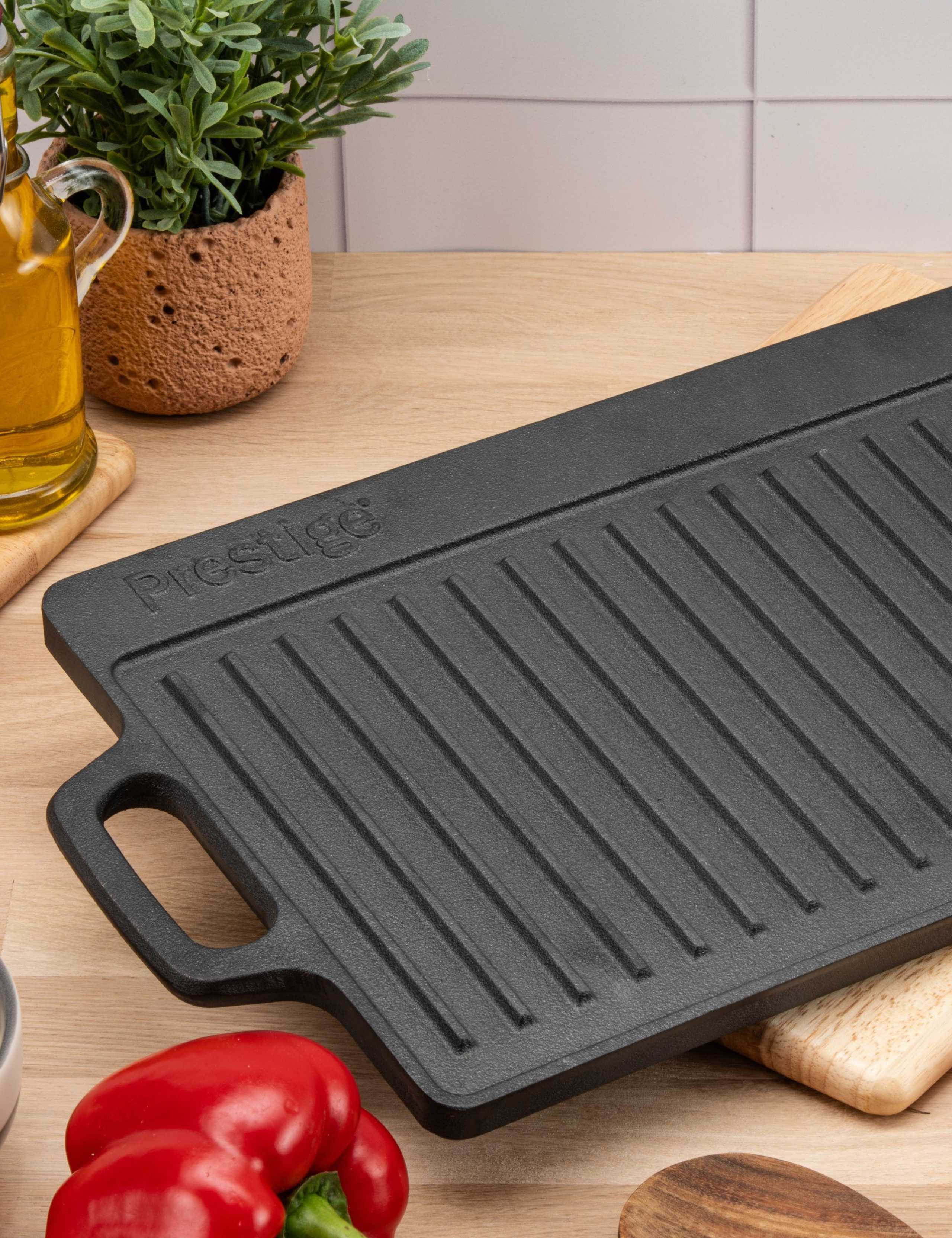 Cast Iron Double Sided Griddle Pan 4 of 4