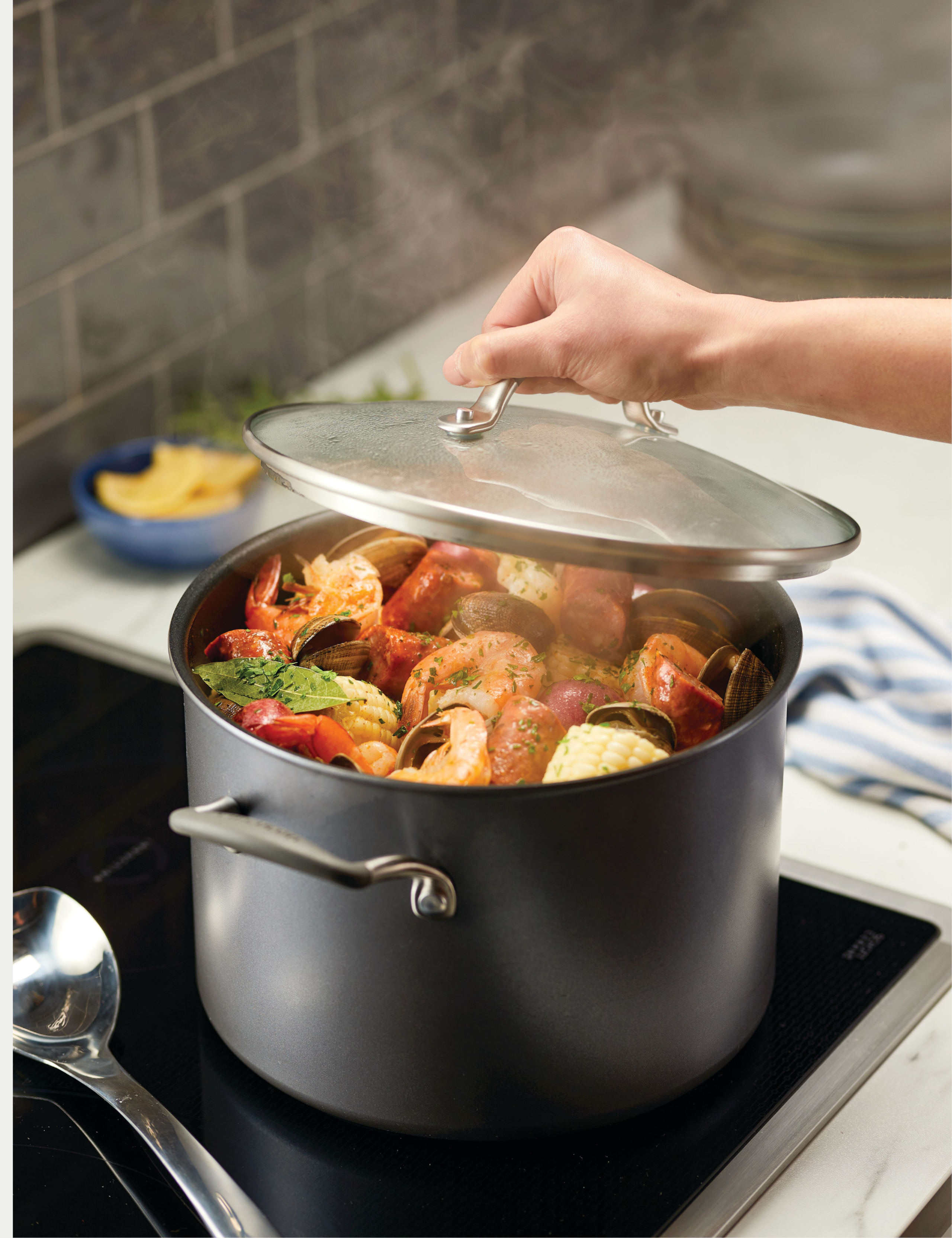 Aluminium 24cm Non Stick Stock Pot 5 of 6