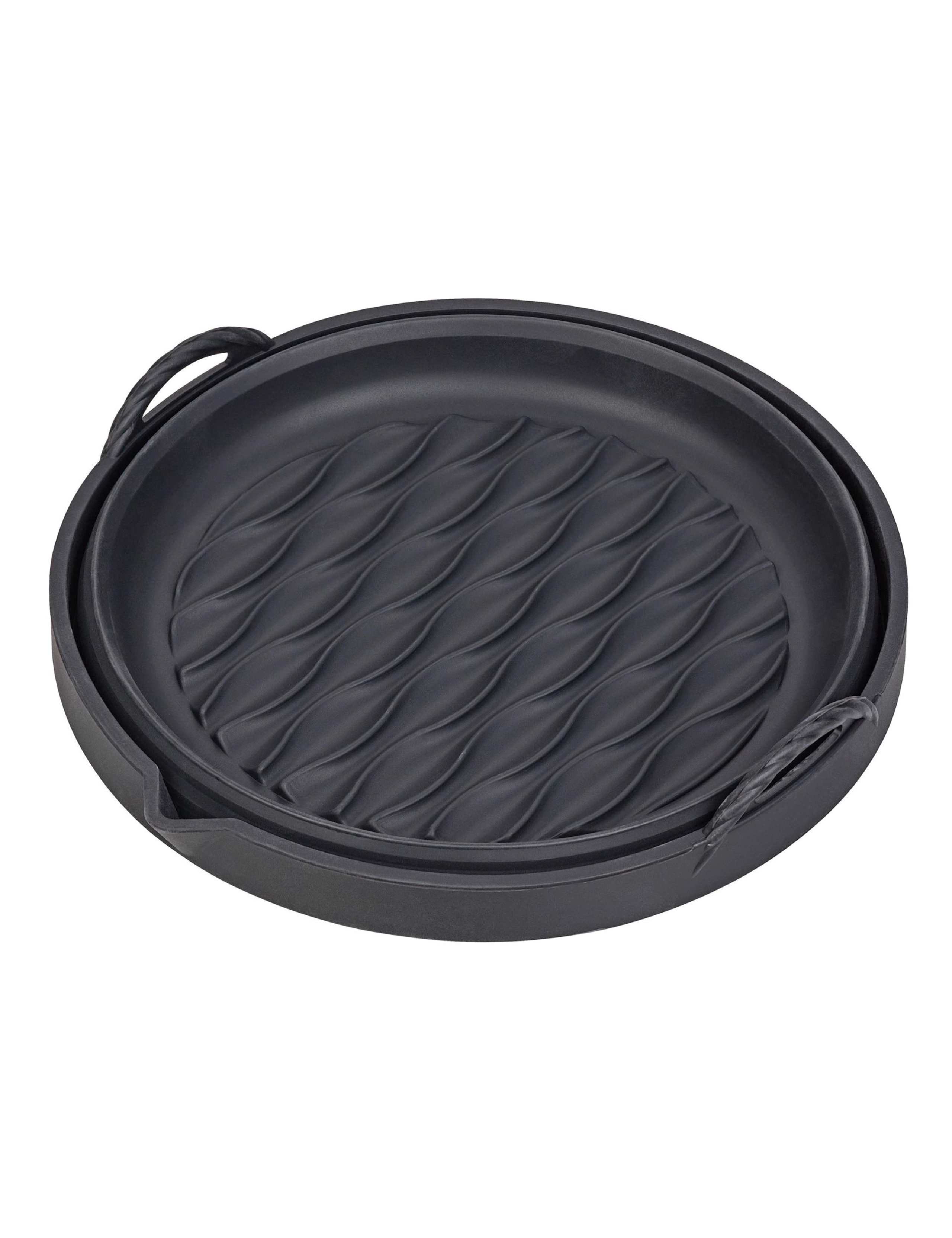Set of 2 Round Silicone 22cm Air Fryer Liners 2 of 5