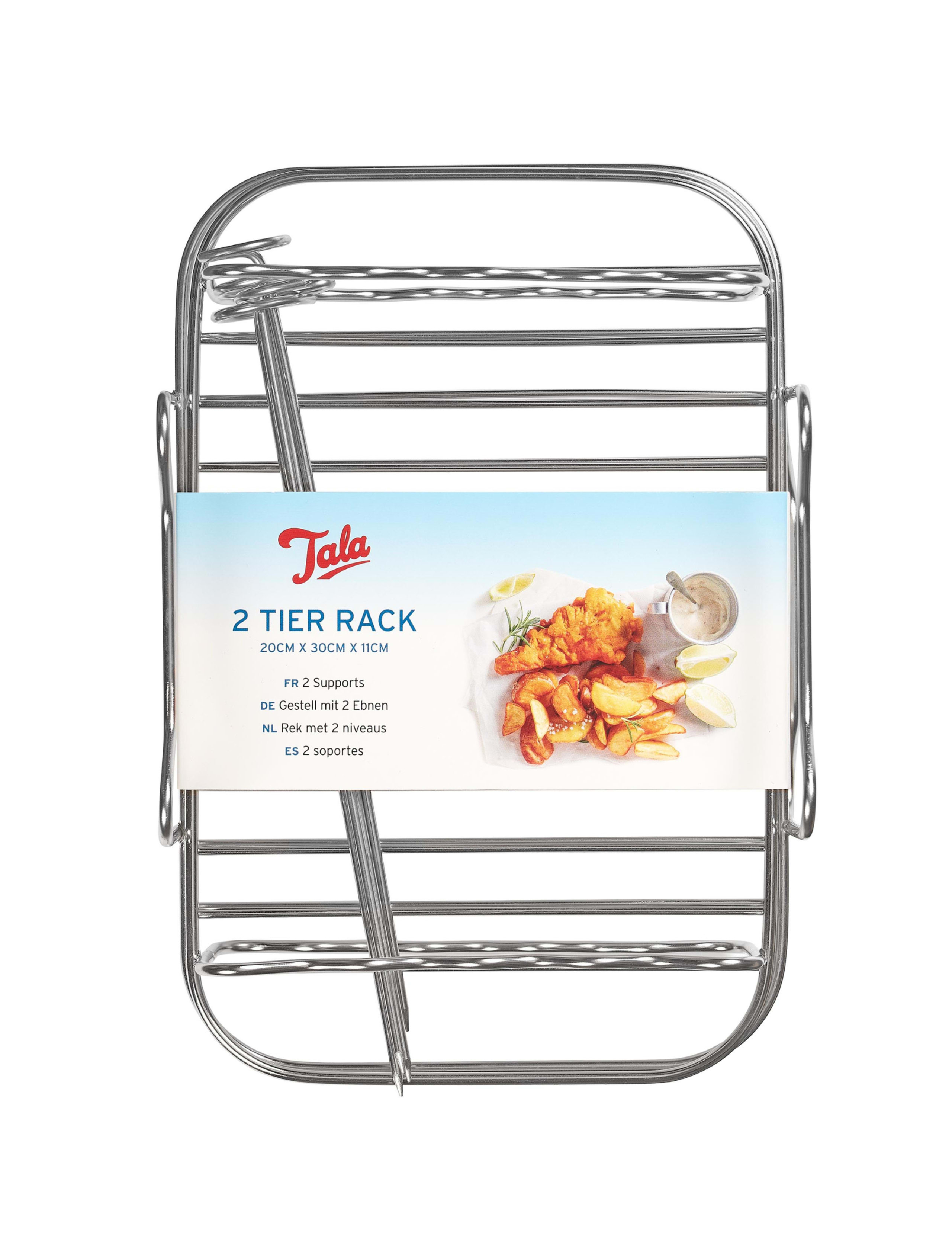 2 Tier Stainless Steel Racks with 4 Skewers 5 of 5