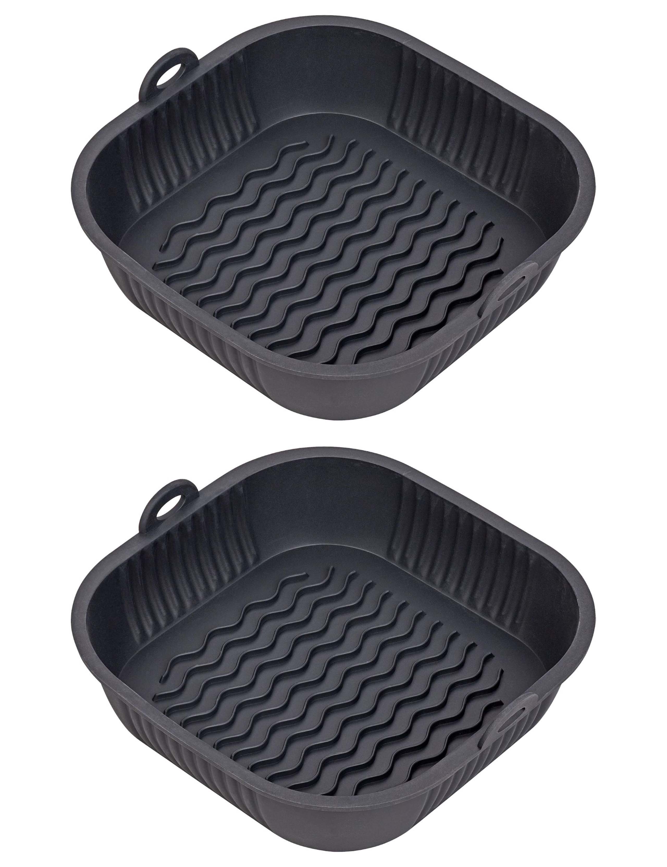 Set of 2 Silicone 22cm Air Fryer Liners 1 of 4